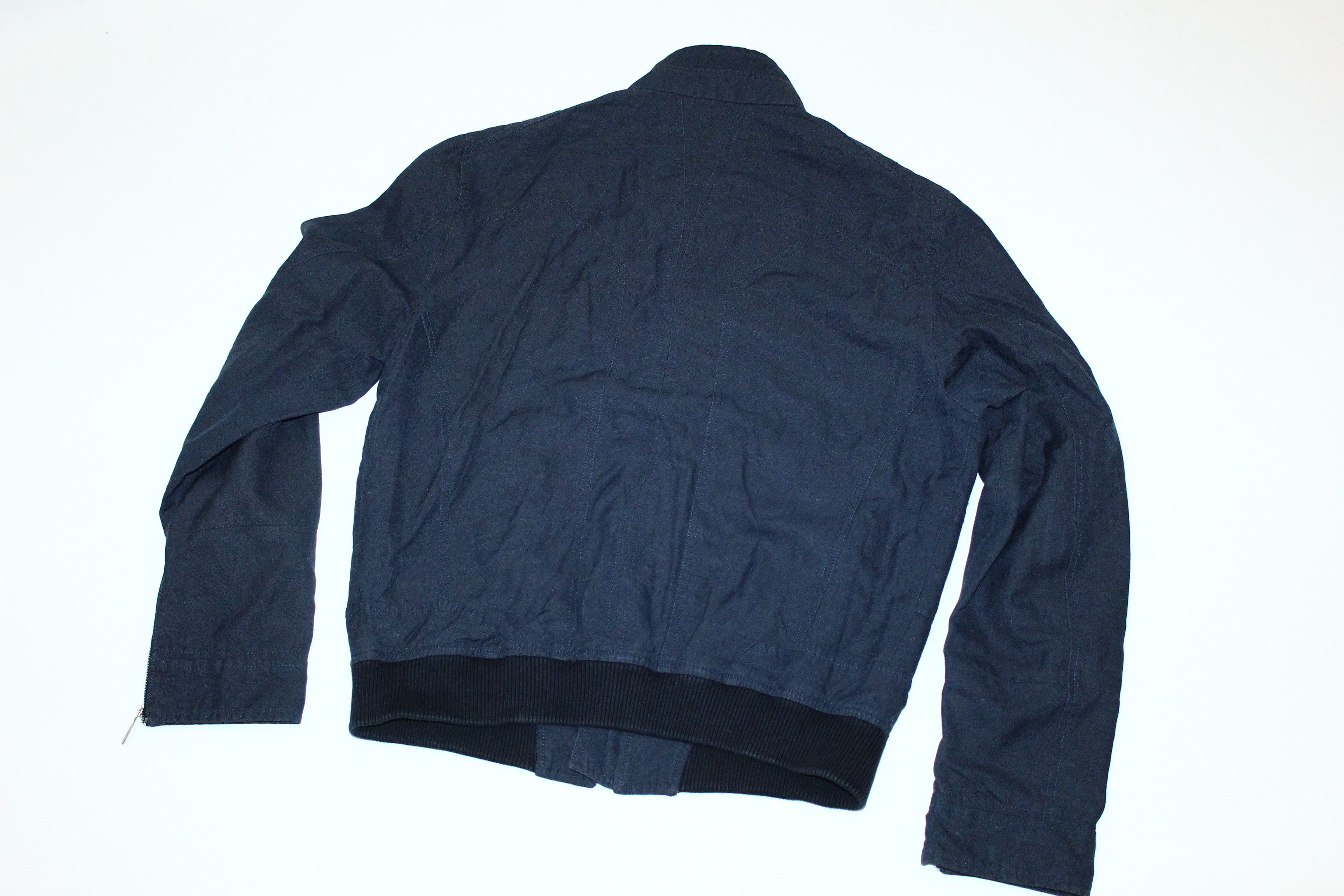 Versace Vintage VJC Versace Collection Viscose Blend Bikers Jacket Size US M / EU 48-50 / 2 - 9 Thumbnail
