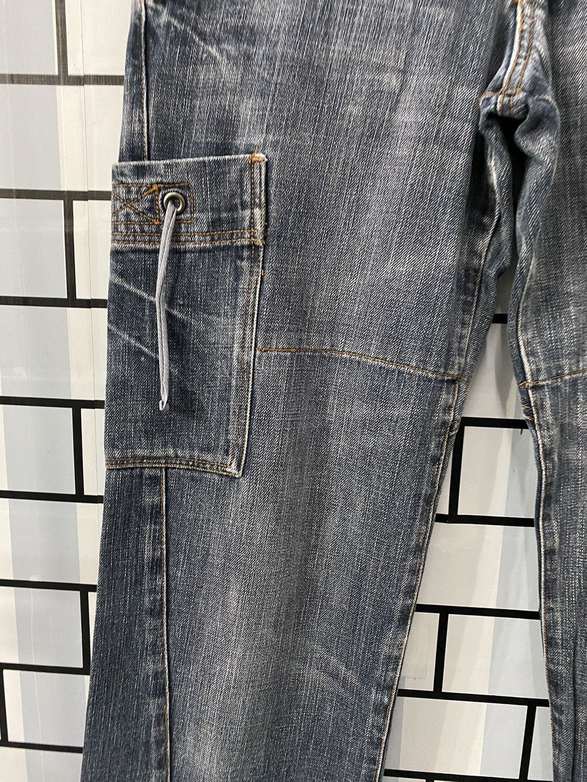 Japanese Brand Vintage Drug Store Japan reconstructed Cargo double waist Size US 29 - 10 Thumbnail