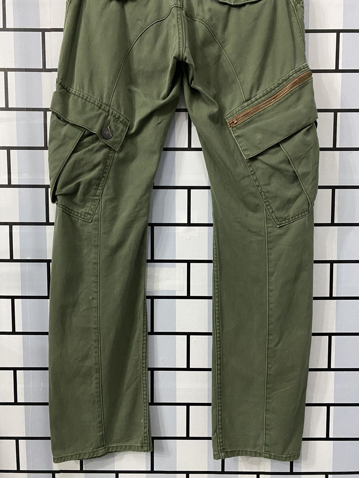 Japanese Brand × Other Japan Brand Made In Heaven Cargo Pants And Ysl TShirt Size US 32 / EU 48 - 14 Thumbnail