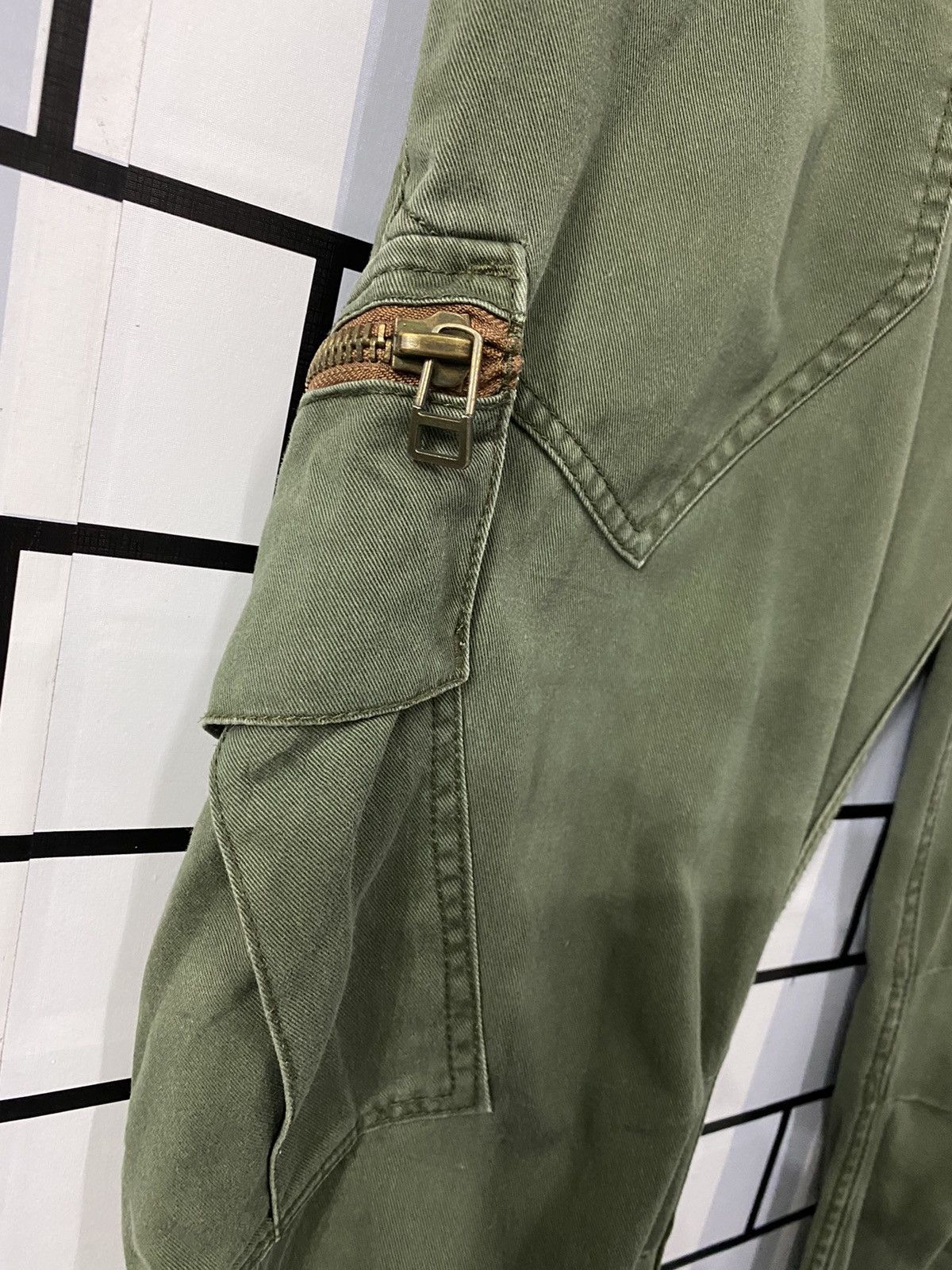 Japanese Brand × Other Japan Brand Made In Heaven Cargo Pants And Ysl TShirt Size US 32 / EU 48 - 11 Thumbnail