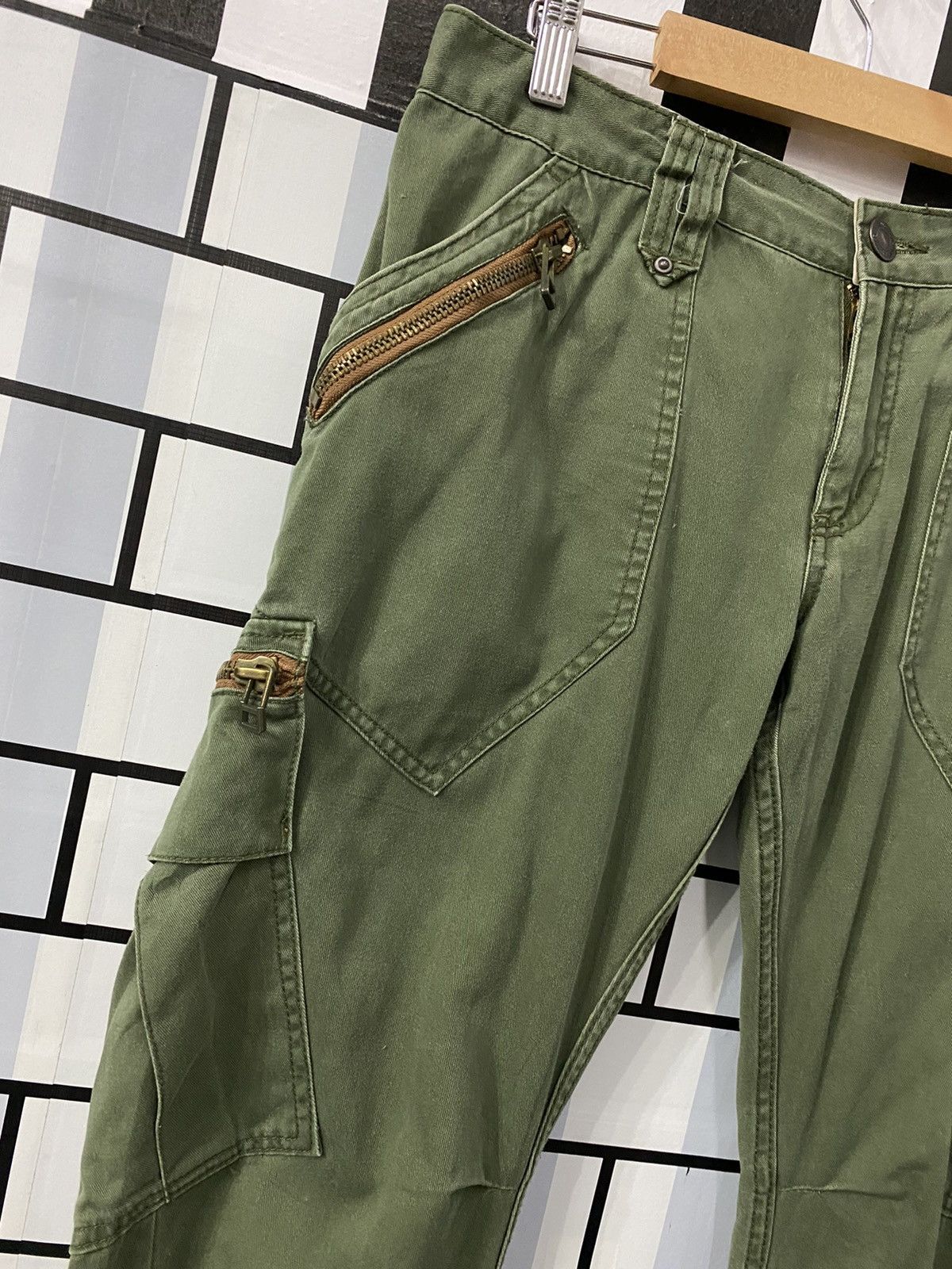 Japanese Brand × Other Japan Brand Made In Heaven Cargo Pants And Ysl TShirt Size US 32 / EU 48 - 9 Thumbnail