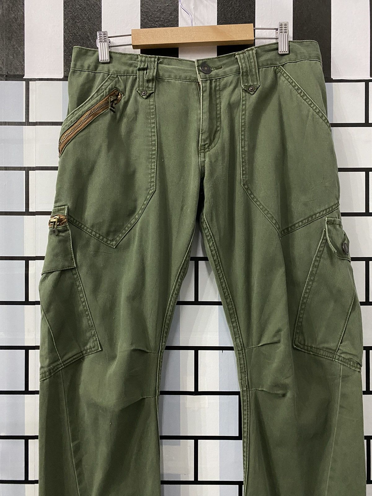 Japanese Brand × Other Japan Brand Made In Heaven Cargo Pants And Ysl TShirt Size US 32 / EU 48 - 7 Thumbnail