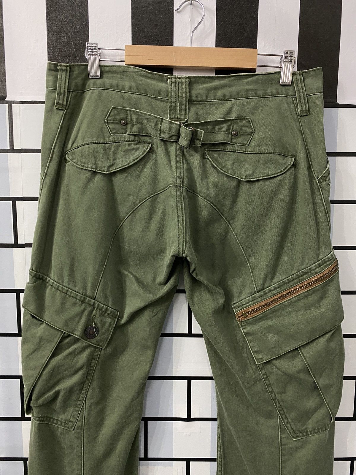 Japanese Brand × Other Japan Brand Made In Heaven Cargo Pants And Ysl TShirt Size US 32 / EU 48 - 13 Thumbnail