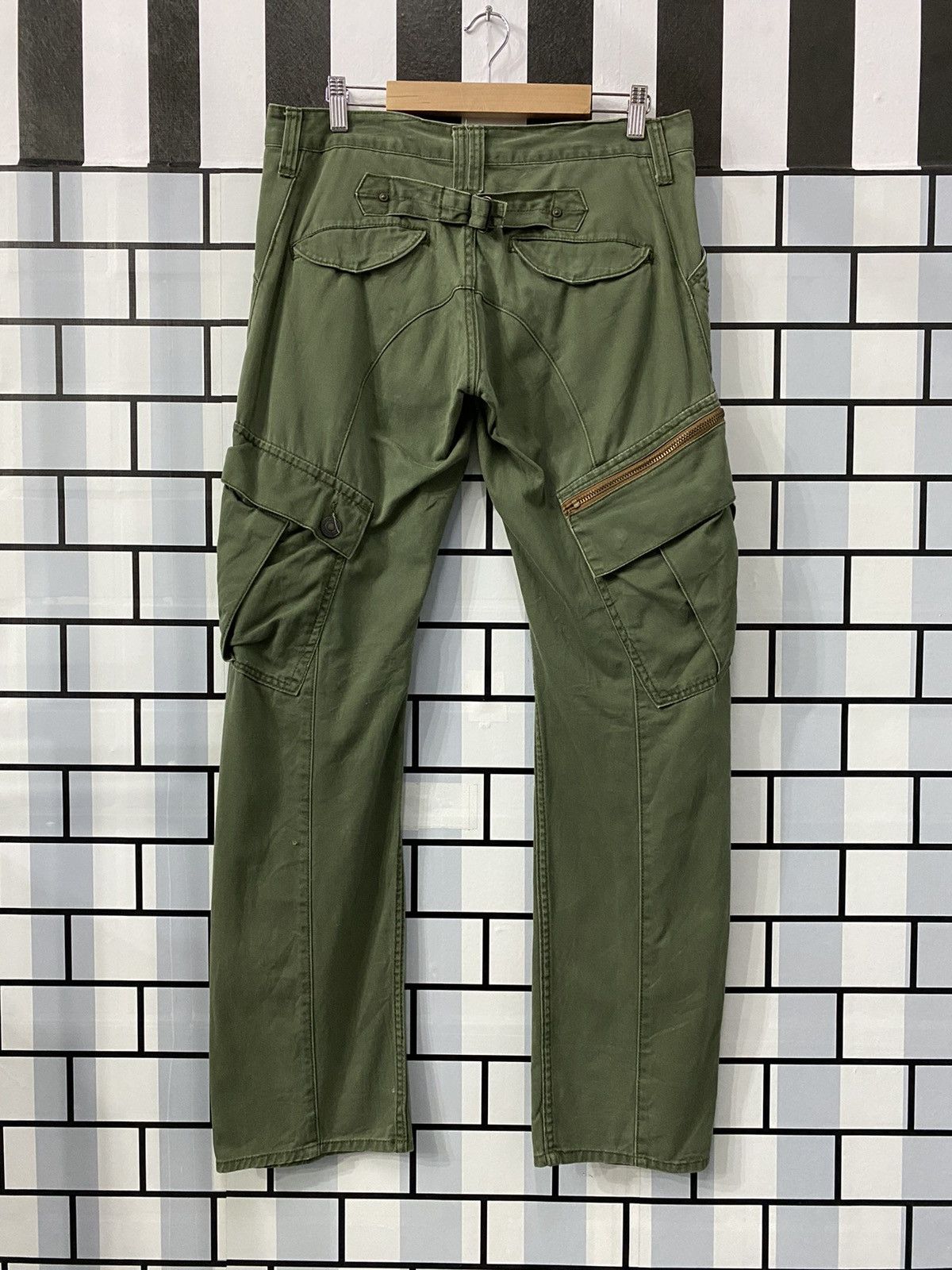 Japanese Brand × Other Japan Brand Made In Heaven Cargo Pants And Ysl TShirt Size US 32 / EU 48 - 6 Thumbnail