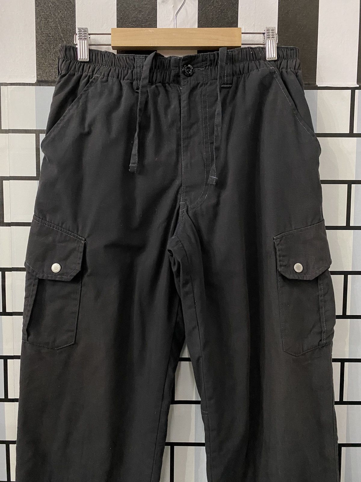 Japanese Brand Vintage Japanese Brand Cargo Fleece Lined outdoors pants Size US 32 / EU 48 - 3 Thumbnail