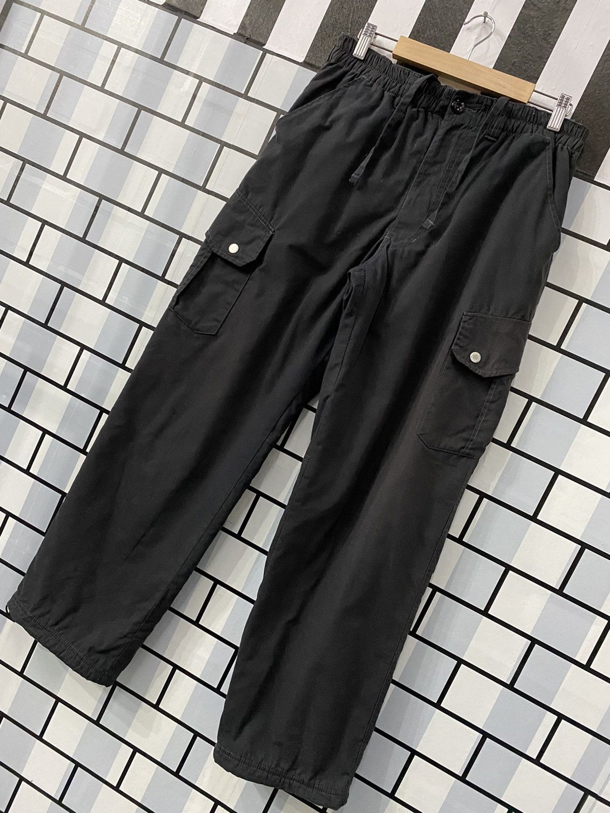 Japanese Brand Vintage Japanese Brand Cargo Fleece Lined outdoors pants Size US 32 / EU 48 - 2 Thumbnail