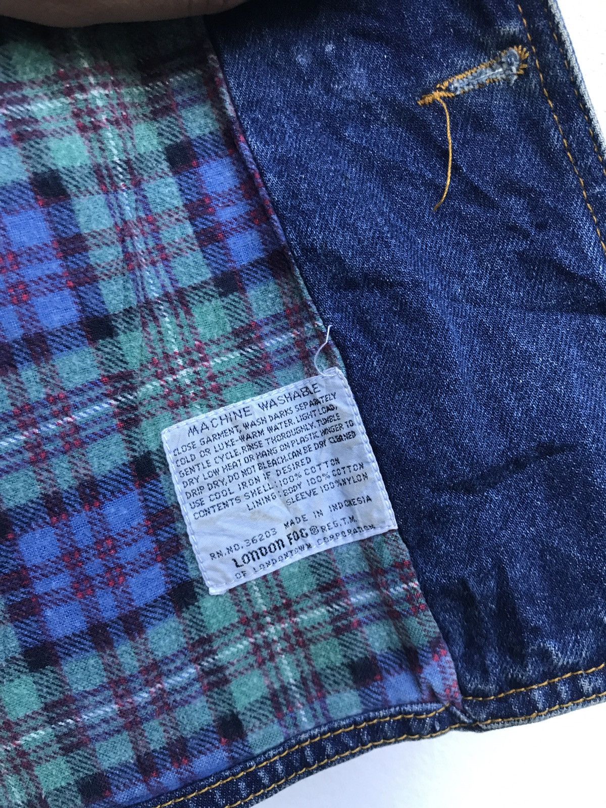 London Fog Vintage London Fog Denim Jacket Size US S / EU 44-46 / 1 - 12 Thumbnail