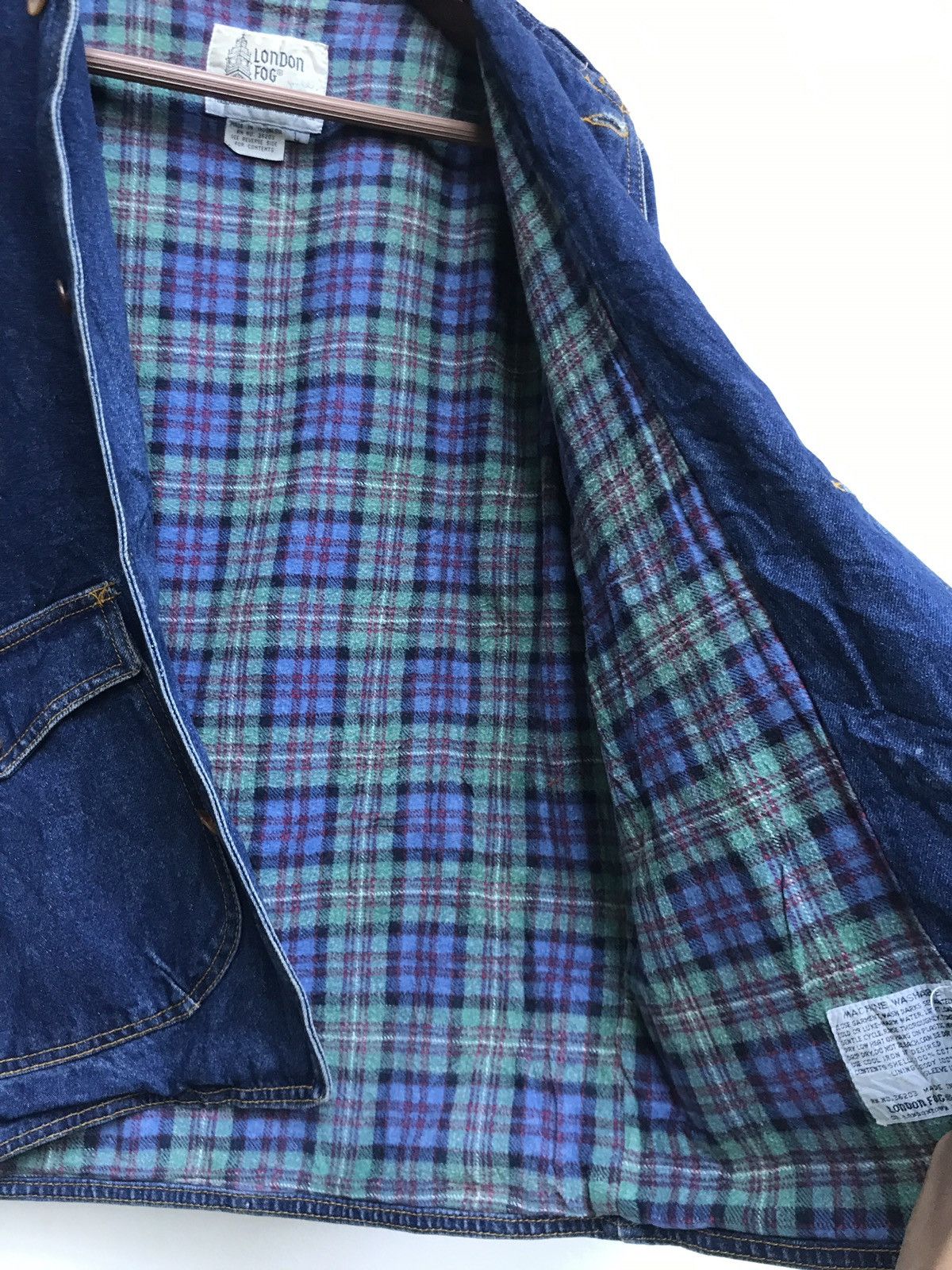 London Fog Vintage London Fog Denim Jacket Size US S / EU 44-46 / 1 - 14 Thumbnail