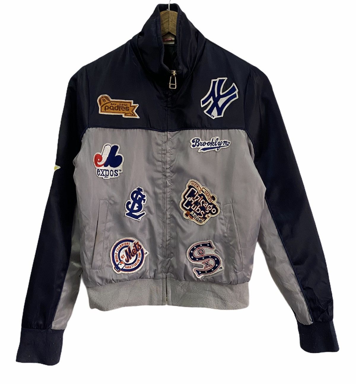 MLB 🔥Vintage MLB New York Yankees Rare Patches Zipper Jacket Size US S / EU 44-46 / 1 - 4 Thumbnail