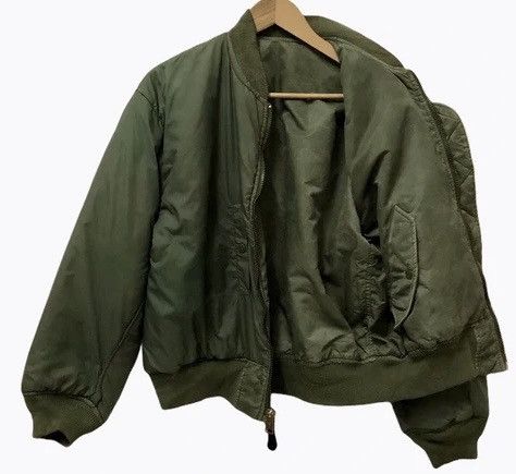 Japanese Brand GRAILED🔥US AIR FORCE MA-1 BOMBER JACKET Size US L / EU 52-54 / 3 - 12 Thumbnail