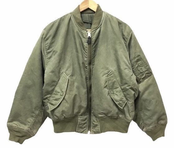 Japanese Brand GRAILED🔥US AIR FORCE MA-1 BOMBER JACKET Size US L / EU 52-54 / 3 - 18 Thumbnail