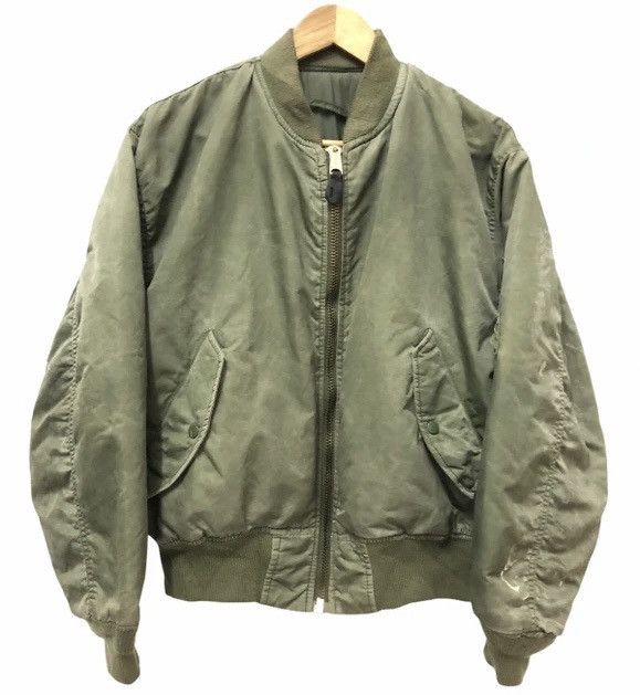 Japanese Brand GRAILED🔥US AIR FORCE MA-1 BOMBER JACKET Size US L / EU 52-54 / 3 - 17 Thumbnail