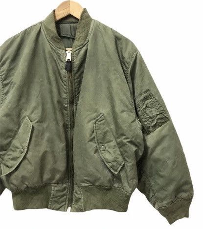 Japanese Brand GRAILED🔥US AIR FORCE MA-1 BOMBER JACKET Size US L / EU 52-54 / 3 - 11 Thumbnail