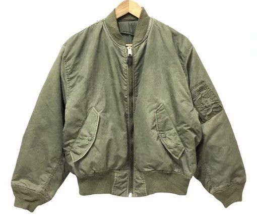 Japanese Brand GRAILED🔥US AIR FORCE MA-1 BOMBER JACKET Size US L / EU 52-54 / 3 - 1 Thumbnail