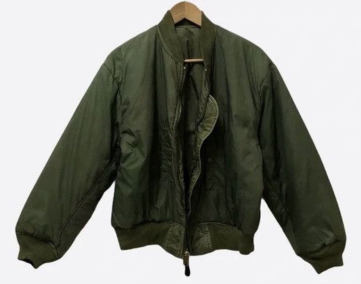 Japanese Brand GRAILED🔥US AIR FORCE MA-1 BOMBER JACKET Size US L / EU 52-54 / 3 - 14 Thumbnail