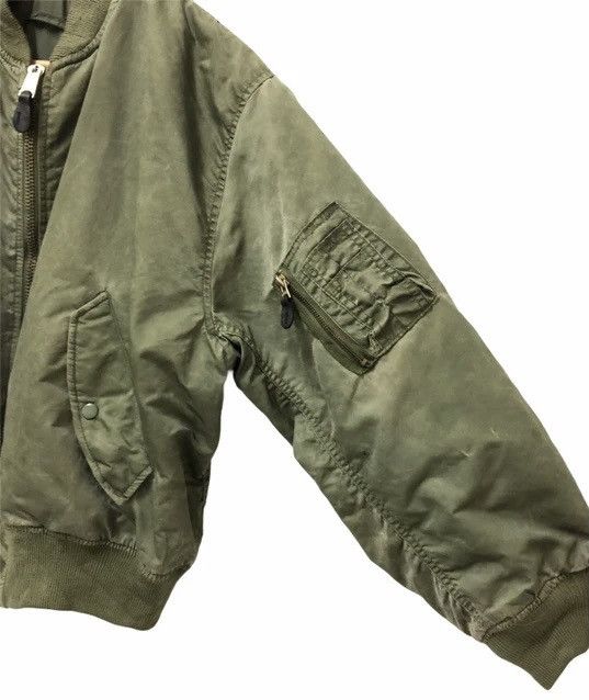 Japanese Brand GRAILED🔥US AIR FORCE MA-1 BOMBER JACKET Size US L / EU 52-54 / 3 - 8 Thumbnail