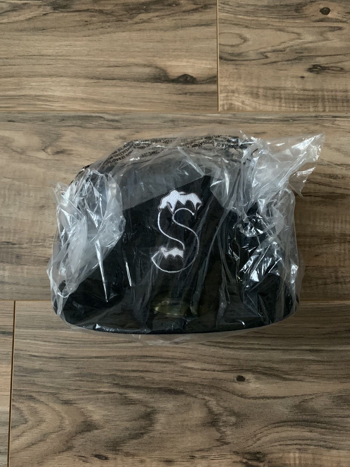 image of Supreme S Logo New Era in Black, Men's