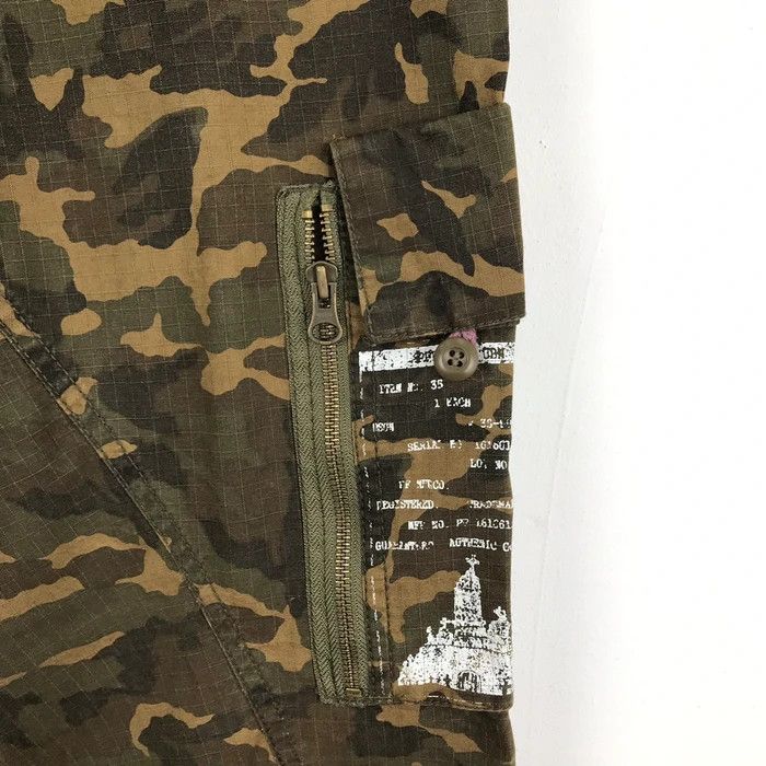 Japanese Brand × PPFM (SY0022) PPFM X ROCK'N'ROLL CAMO RIPSTOP CARGO PANTS Size US 32 / EU 48 - 2 Thumbnail