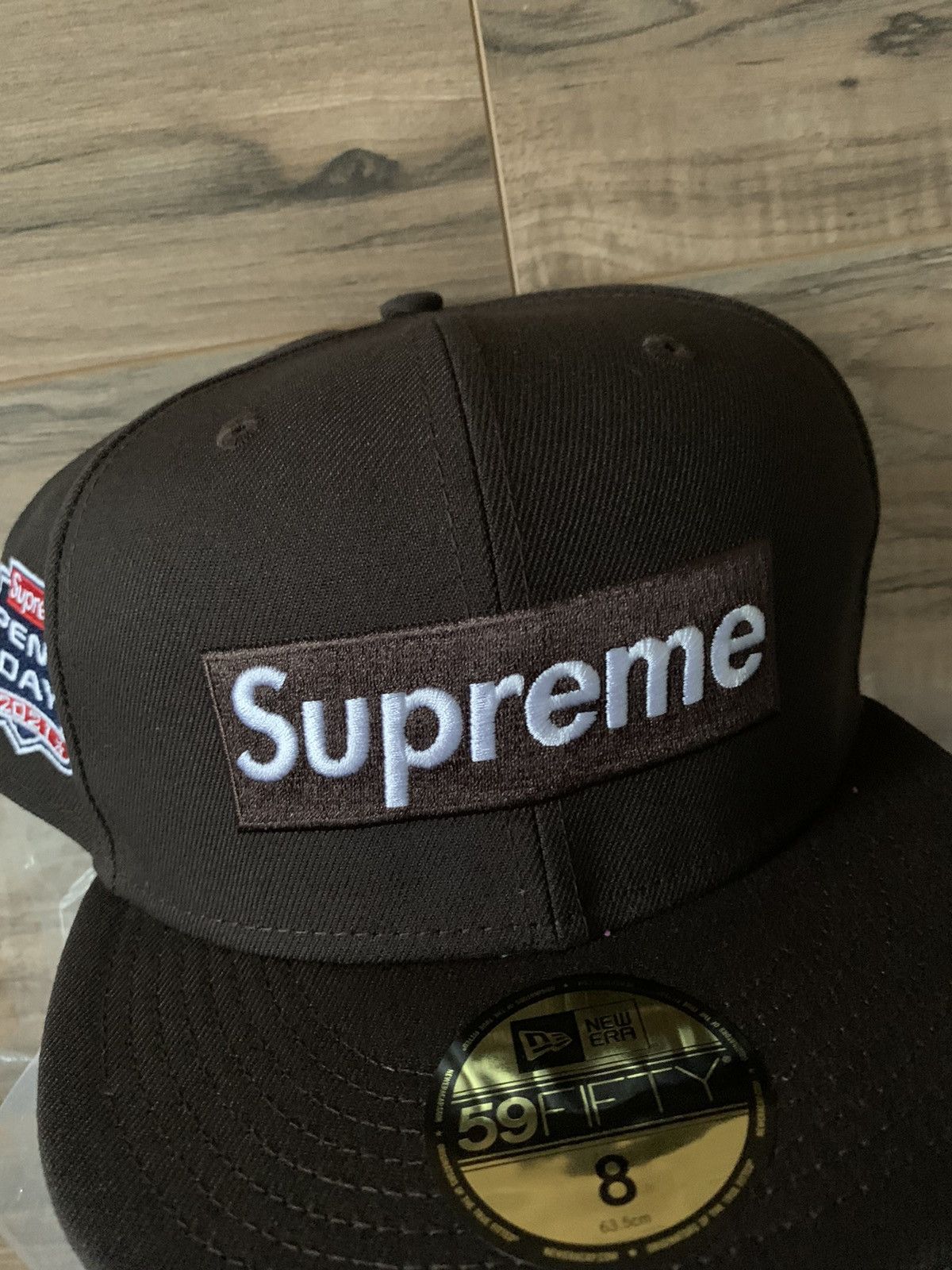 Supreme Supreme No Comp Box Logo New Era Size ONE SIZE - 3 Thumbnail