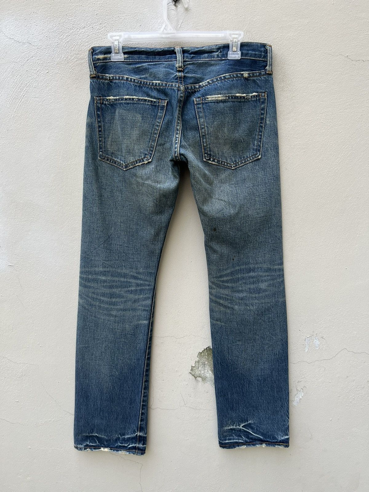 Vintage SHINZONE Japan Dirty Distressed Denim Redline Selvedge Jeans Size US 29 - 11 Thumbnail