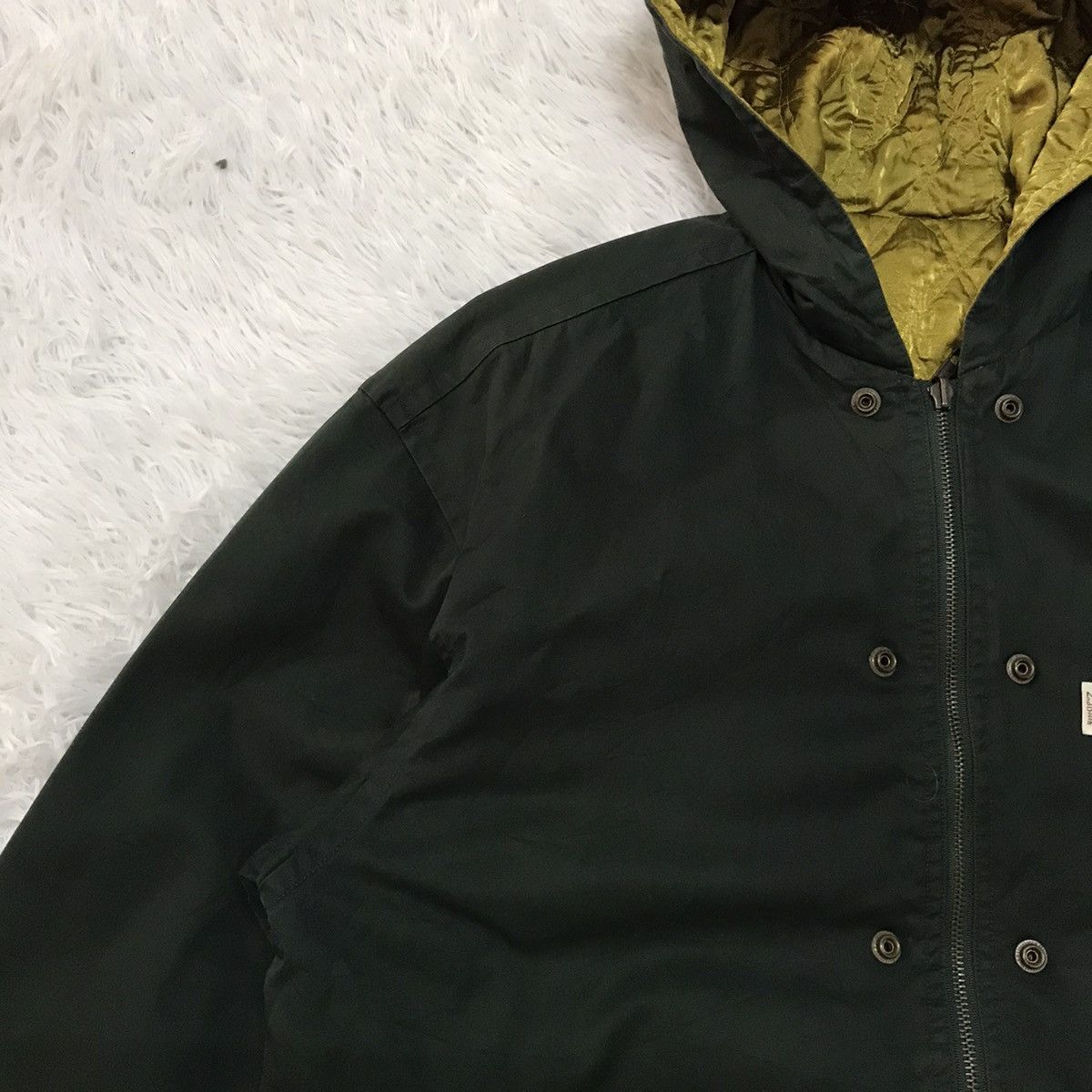 Japanese Brand Second Booth by Lautreamont Men Reversable Jacket Hoodie Size US M / EU 48-50 / 2 - 3 Thumbnail