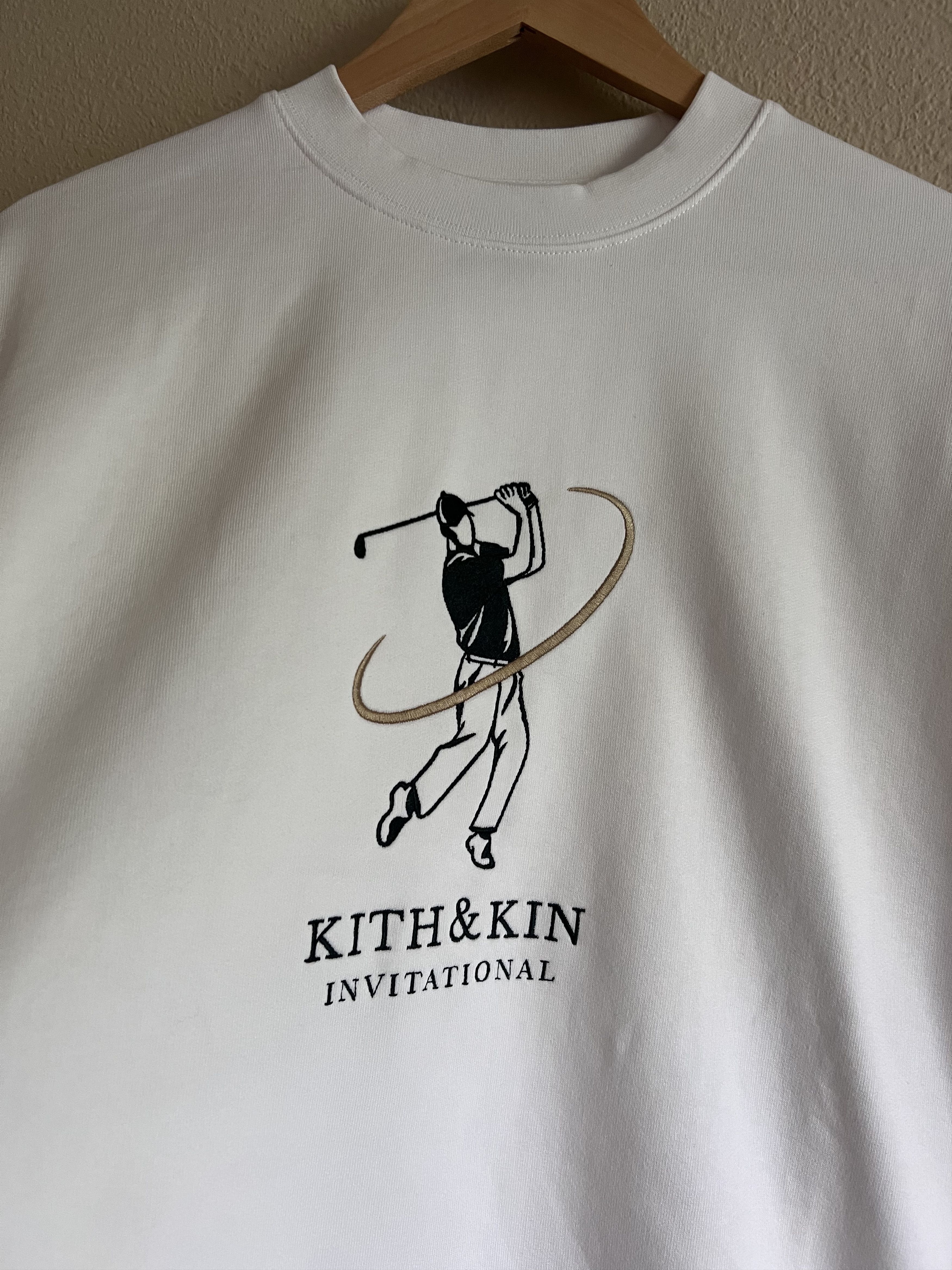 Kith Kith TaylorMade Invitational Crewneck Sweatshirt in White Size US S / EU 44-46 / 1 - 2 Thumbnail