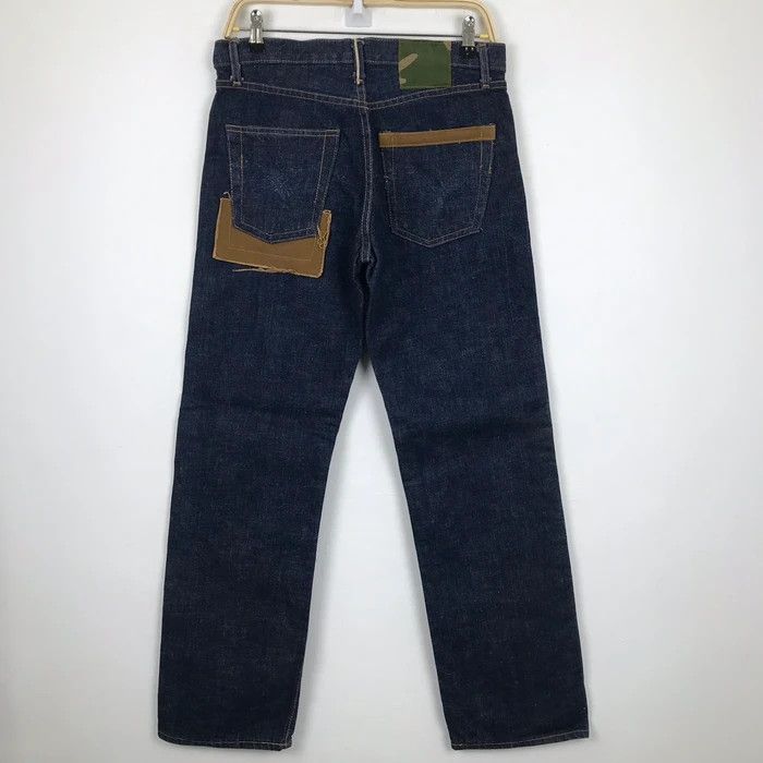 Other × Vintage (SY0045) VTG JAPAN CUSTOM BLUE DENIM SELVEDGE JEANS Size US 32 / EU 48 - 2 Thumbnail