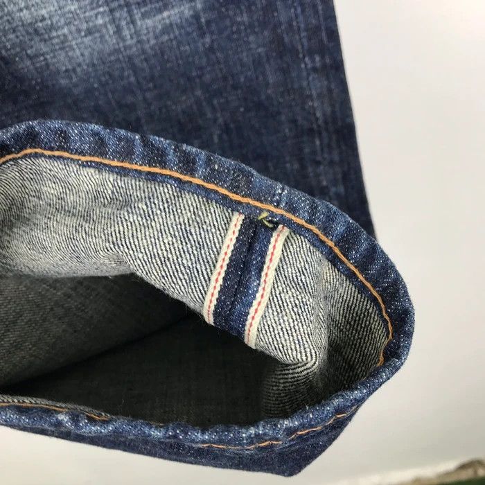 Other × Vintage (SY0045) VTG JAPAN CUSTOM BLUE DENIM SELVEDGE JEANS Size US 32 / EU 48 - 4 Thumbnail
