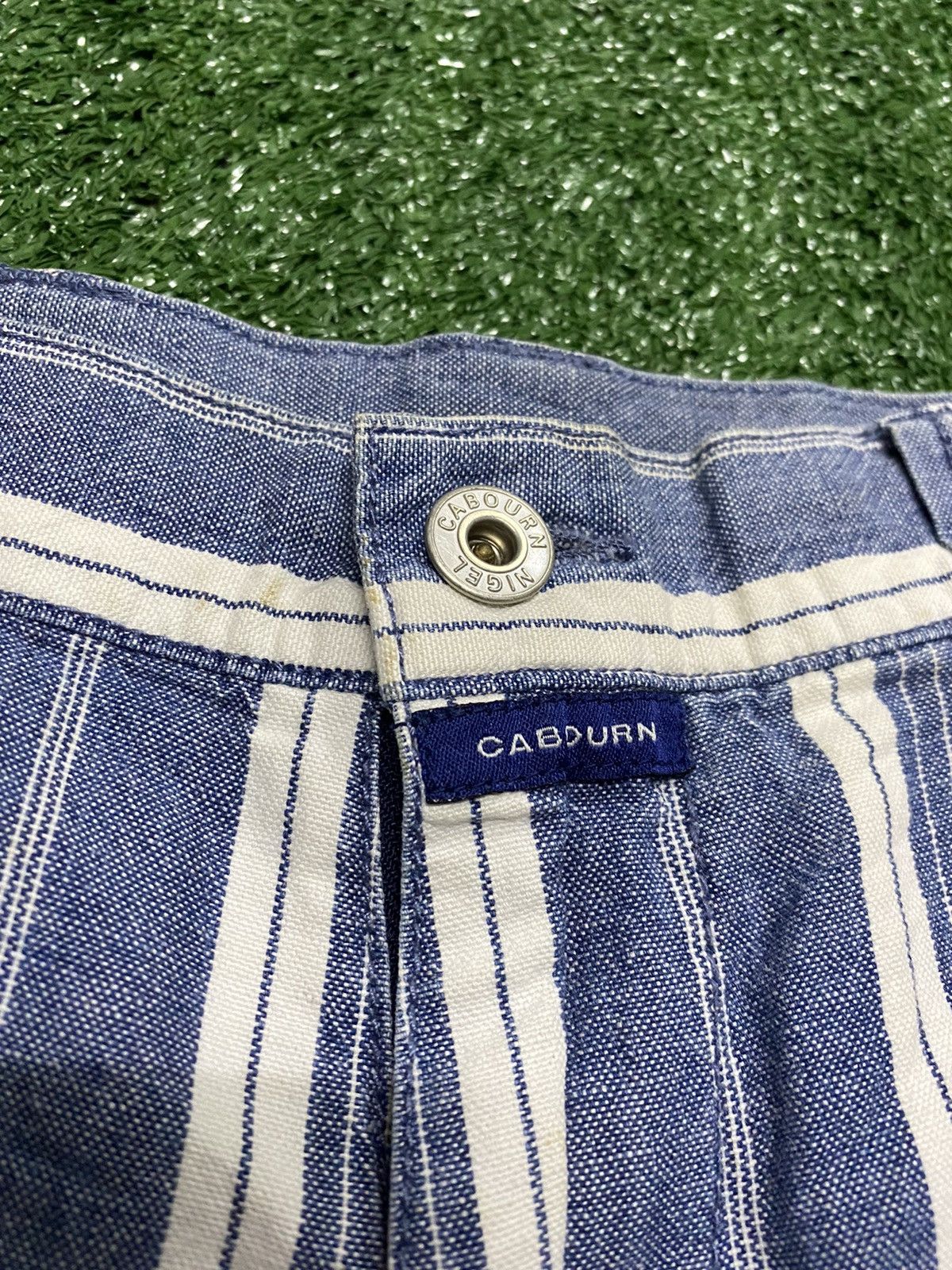 Nigel Cabourn × Vintage Vintage Nigel Cabourn Stripes Pants Size US 28 / EU 44 - 6 Thumbnail