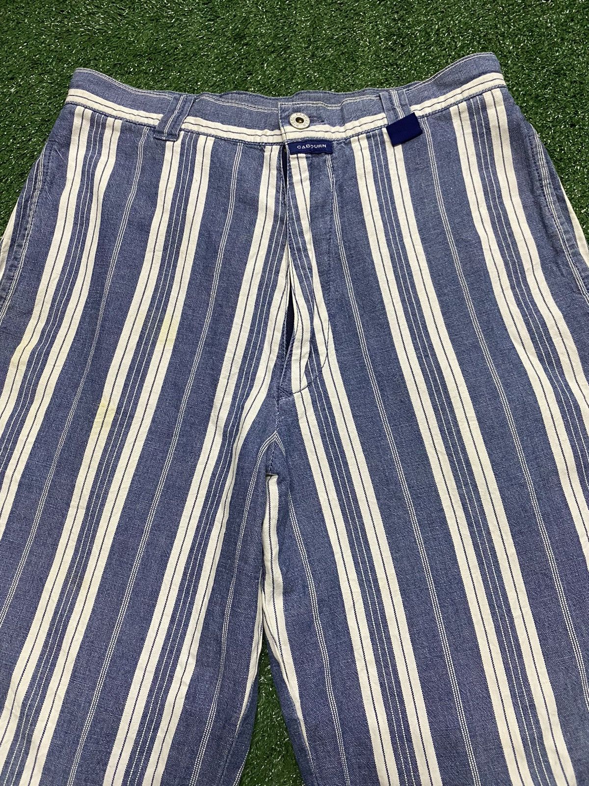 Nigel Cabourn × Vintage Vintage Nigel Cabourn Stripes Pants Size US 28 / EU 44 - 4 Thumbnail