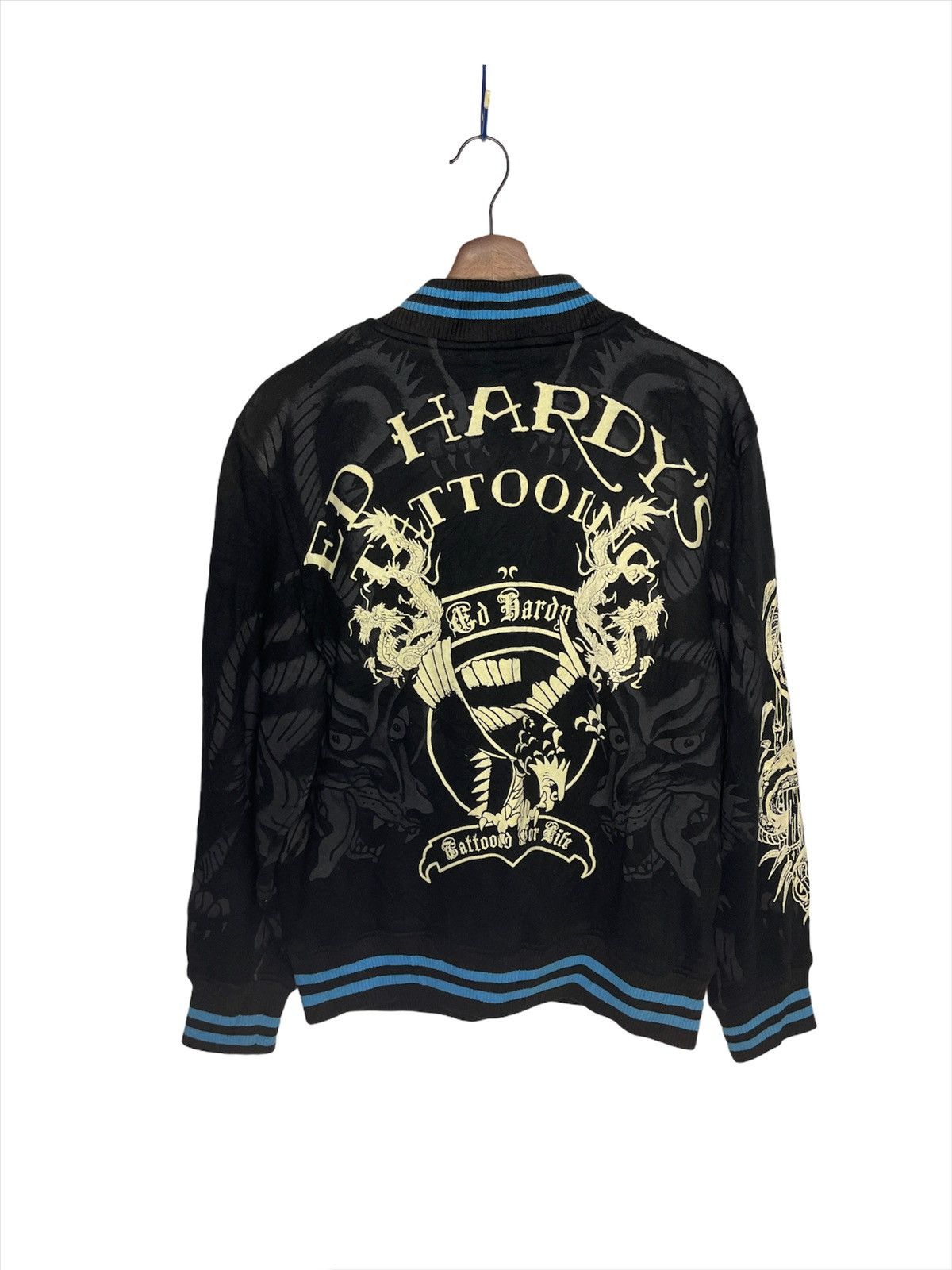 Christian Audigier × Ed Hardy Ed Hardy by Christian Audigier Dragon Sweater Size US M / EU 48-50 / 2 - 2 Thumbnail