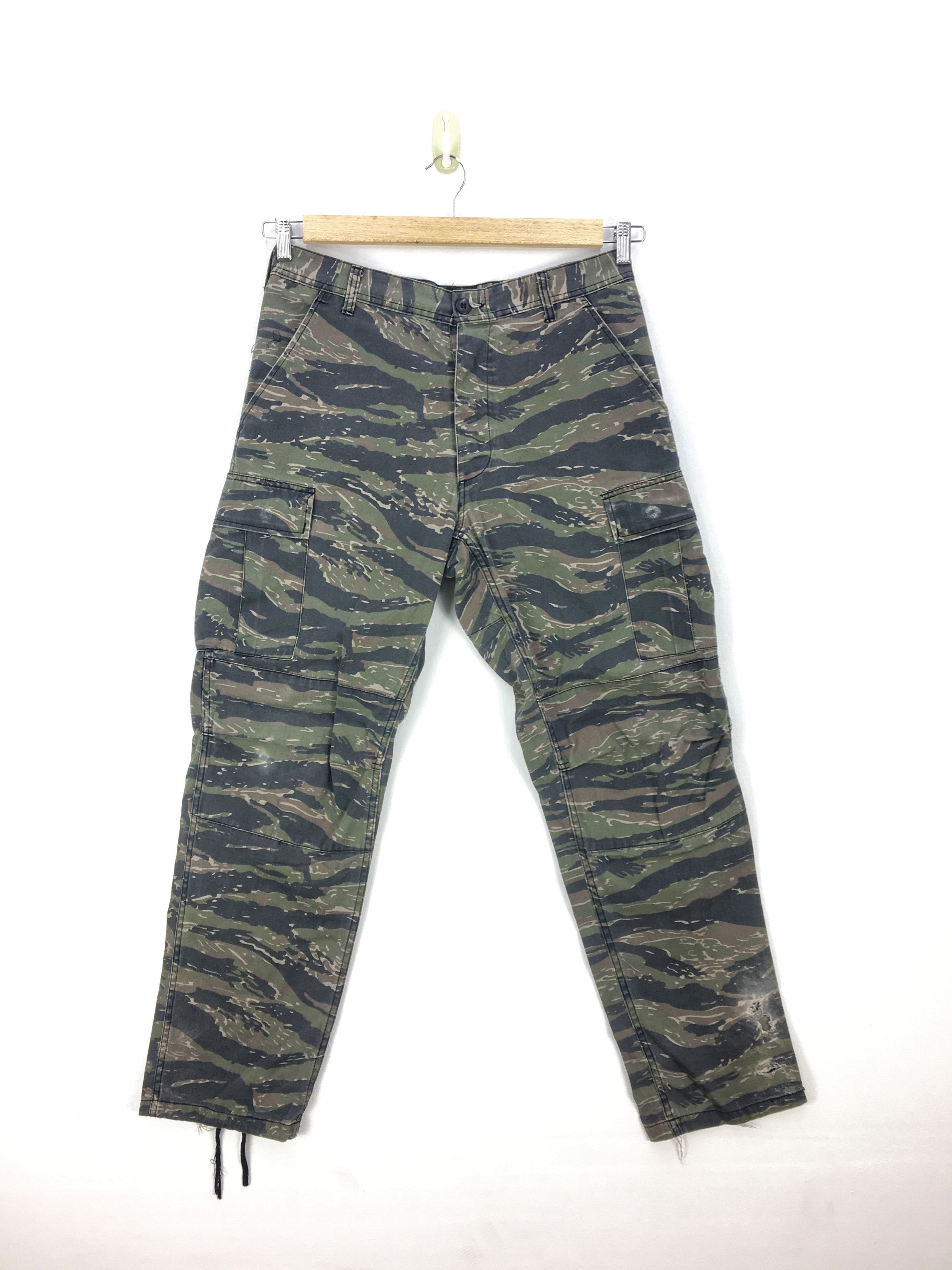 Japanese Military Cargo Pants Camouflage Tiger Stripe