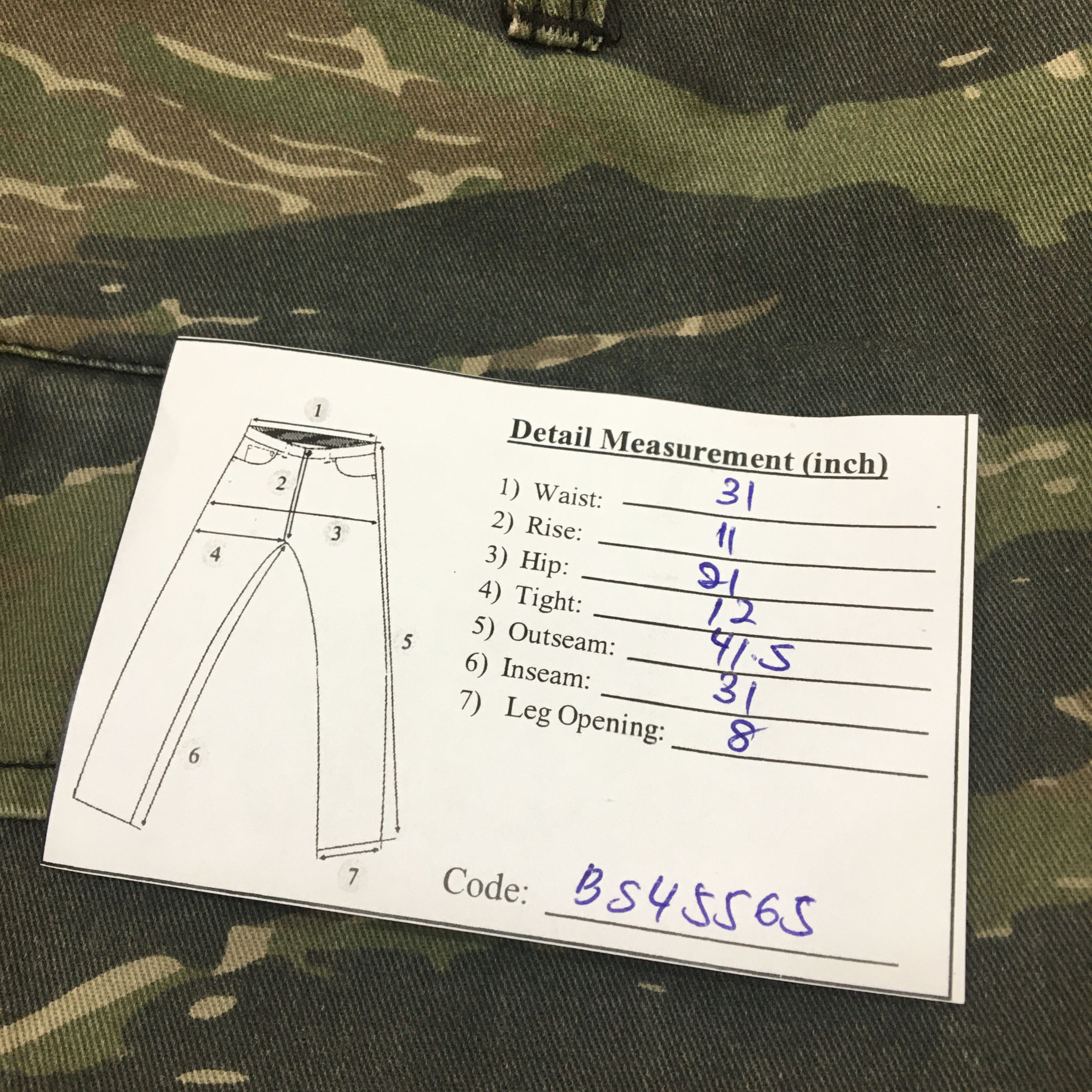 Japanese Brand × Vintage Japanese Military Cargo Pants Camouflage Tiger Stripe Size US 30 / EU 46 - 17 Thumbnail