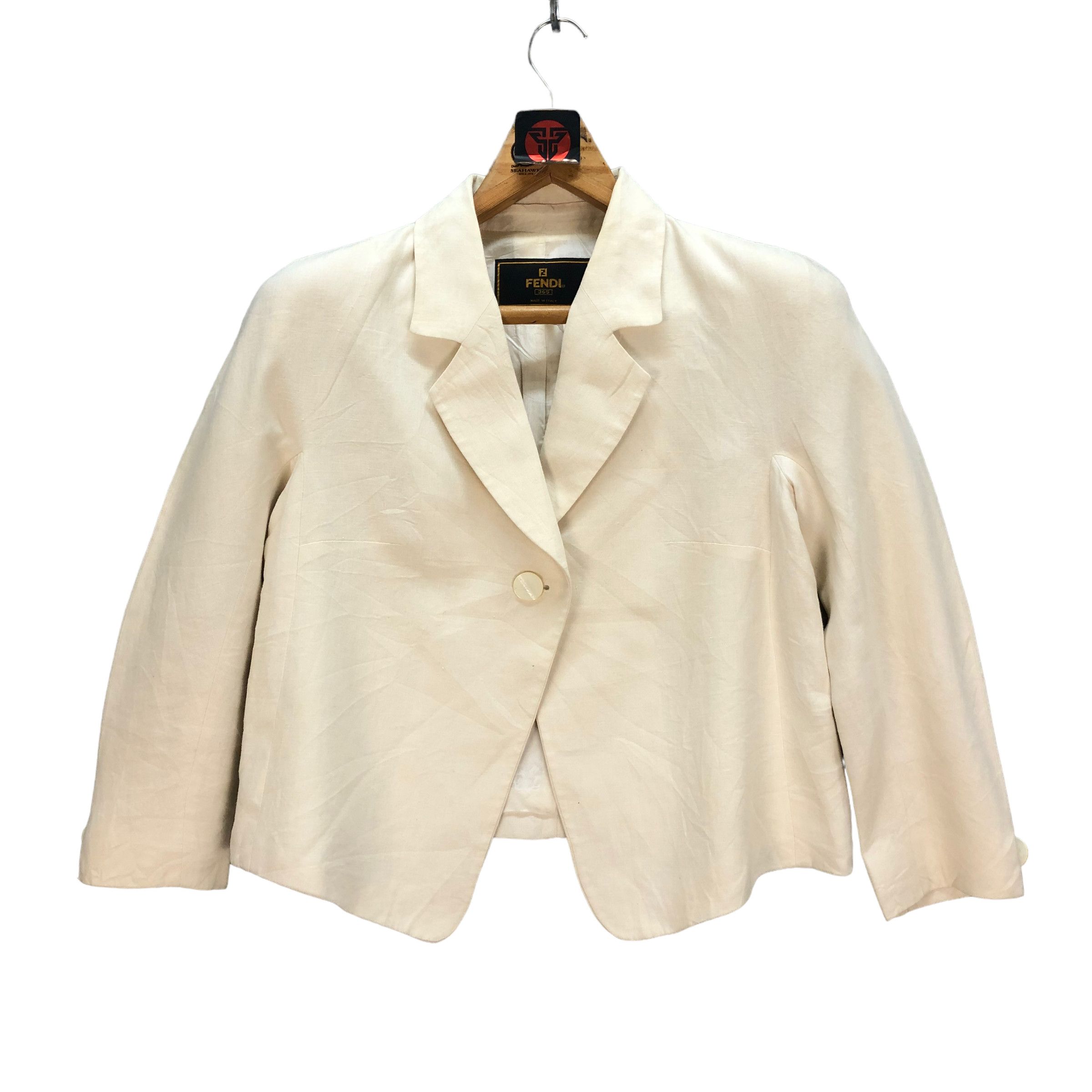 image of Fendi 365 Cropped Jacket 7188-117, Women's (Size Medium)