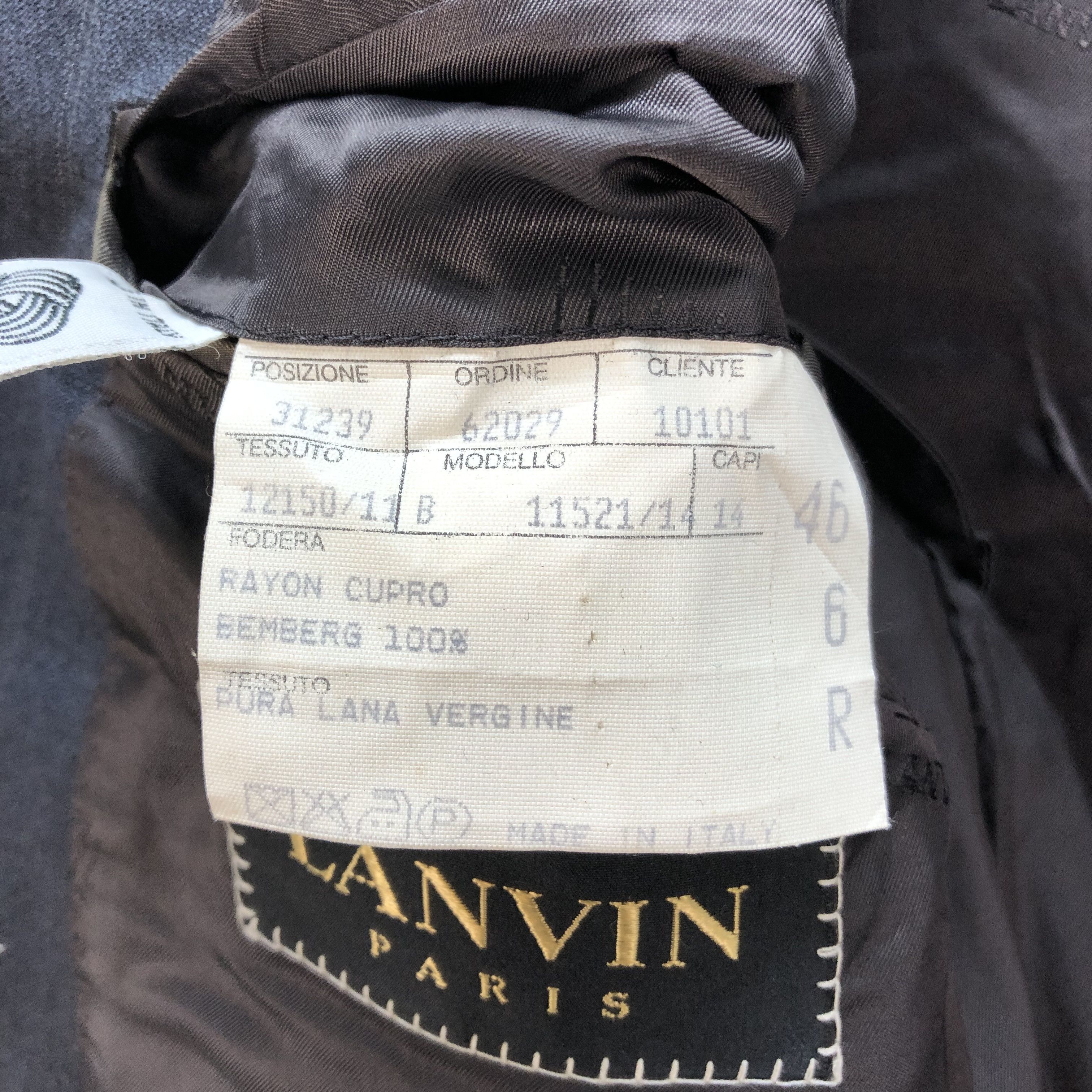 Lanvin LANVIN PARIS STRIPED SUIT JACKET / BLAZERS #7175-115 Size 46R - 10 Thumbnail