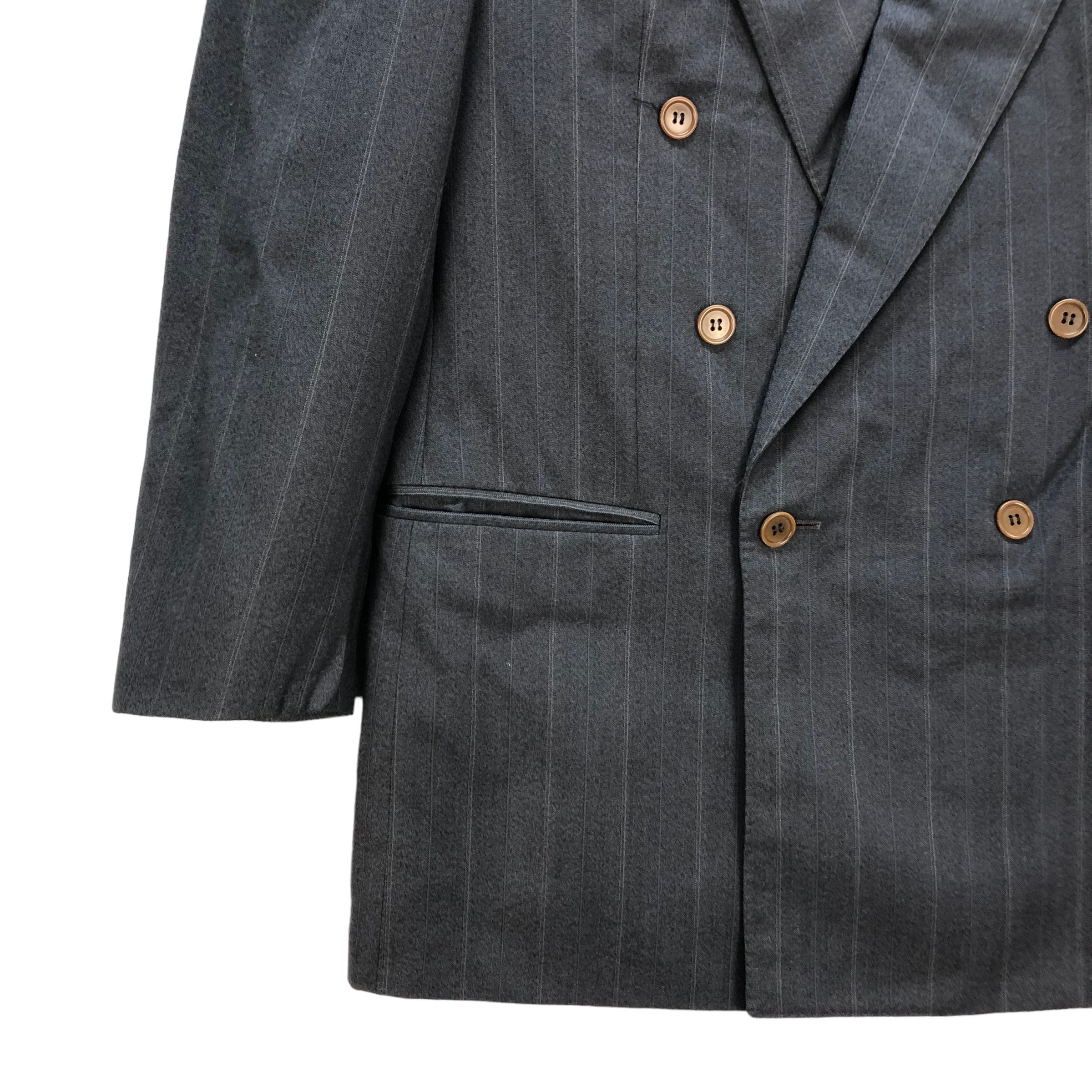 Lanvin LANVIN PARIS STRIPED SUIT JACKET / BLAZERS #7175-115 Size 46R - 4 Thumbnail