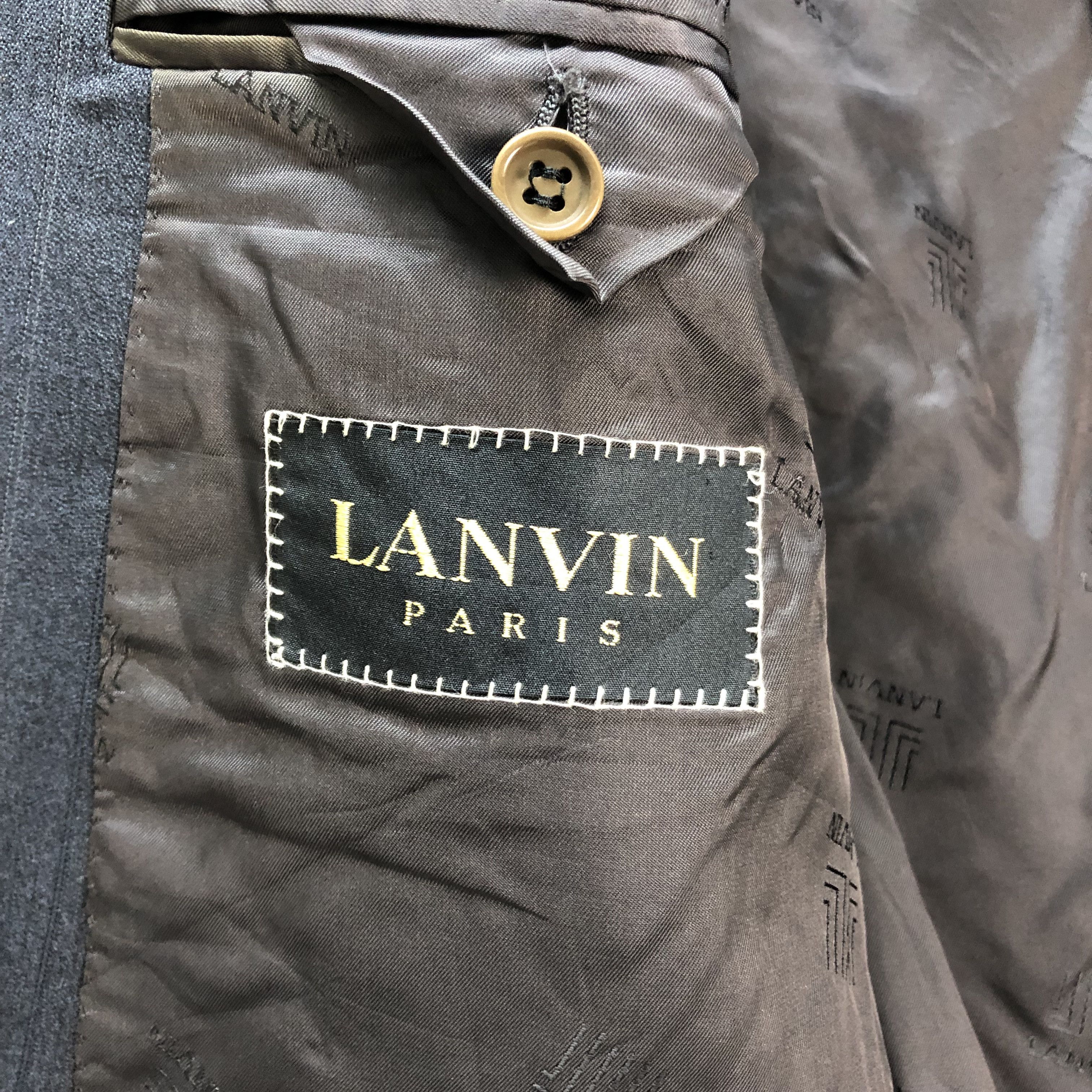 Lanvin LANVIN PARIS STRIPED SUIT JACKET / BLAZERS #7175-115 Size 46R - 9 Thumbnail