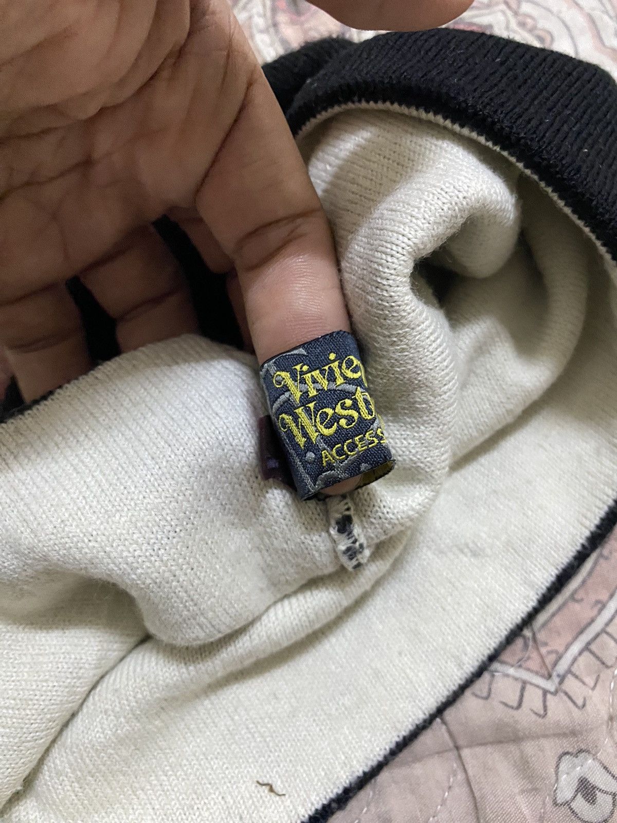 Vivienne Westwood Vivienne Westwood Beanie Hat Orb Logo Design Size ONE SIZE - 5 Thumbnail