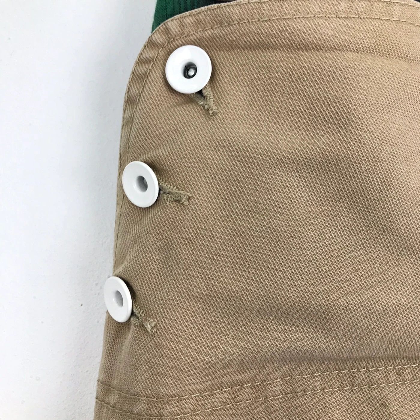 Japanese Brand (SY0085) JAPAN DOUBLE WAIST CONCAVE ATTEMPT PANTS Size US 33 - 2 Thumbnail