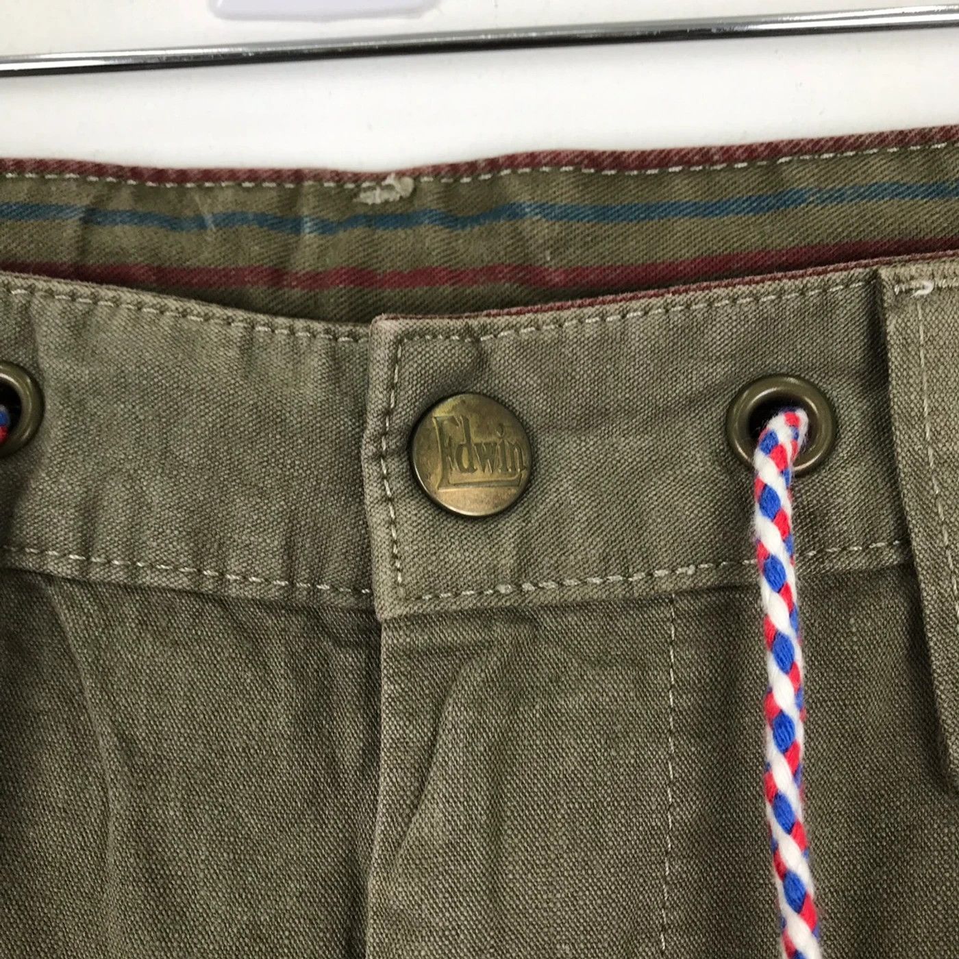 Edwin × Japanese Brand (SY0116) EDWIN DUNGAREE HEMP JAPAN PANTS Size US 34 / EU 50 - 6 Thumbnail