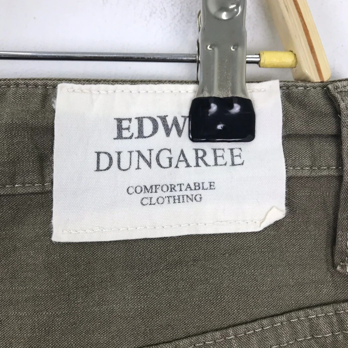 Edwin × Japanese Brand (SY0116) EDWIN DUNGAREE HEMP JAPAN PANTS Size US 34 / EU 50 - 3 Thumbnail