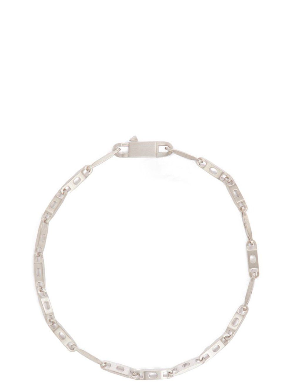 Rick Owens RICK OWENS NECKLACE PENTAGRAM CHOKER LOGO CHAIN SILVER | Grailed