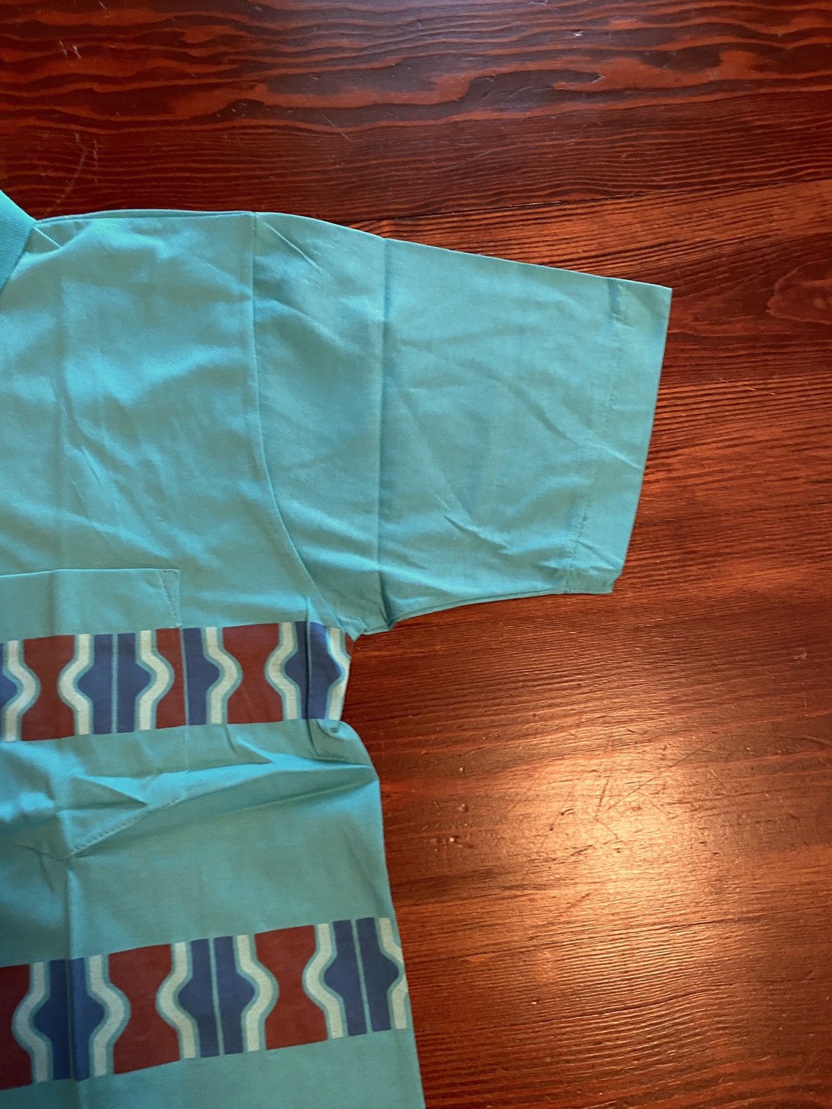 Vintage Vintage 90’s Napoli Patterned Short Sleeve Polo Size US S / EU 44-46 / 1 - 2 Thumbnail