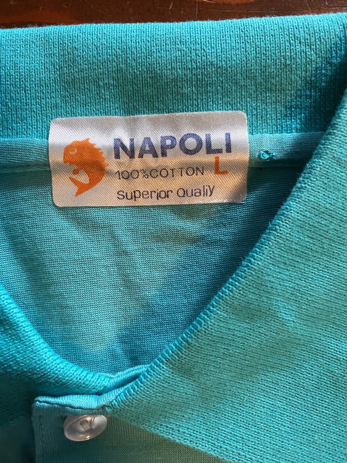 Vintage Vintage 90’s Napoli Patterned Short Sleeve Polo Size US S / EU 44-46 / 1 - 4 Thumbnail