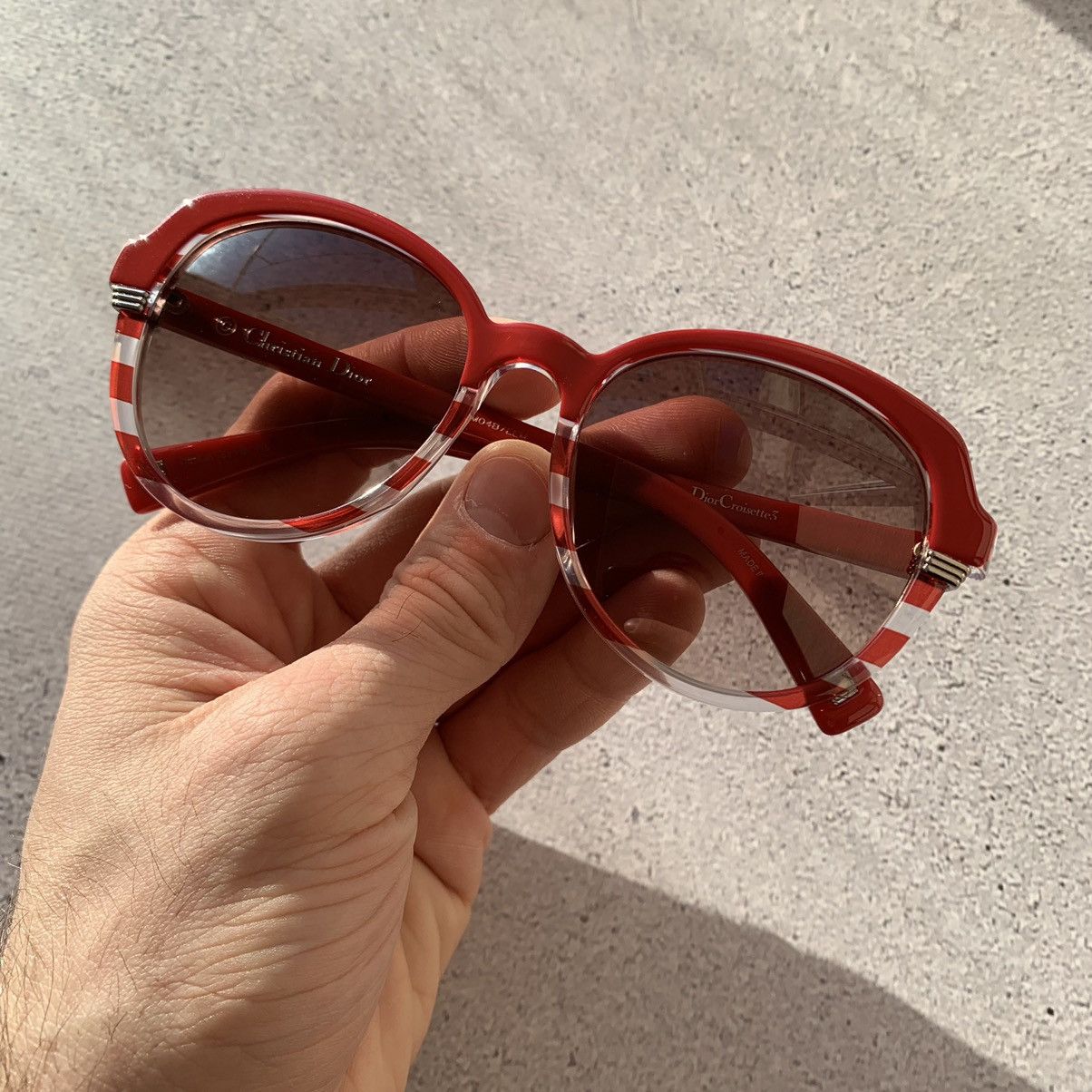 Dior Dior Croisettе 3 Retro Sunglasses Size ONE SIZE - 7 Thumbnail