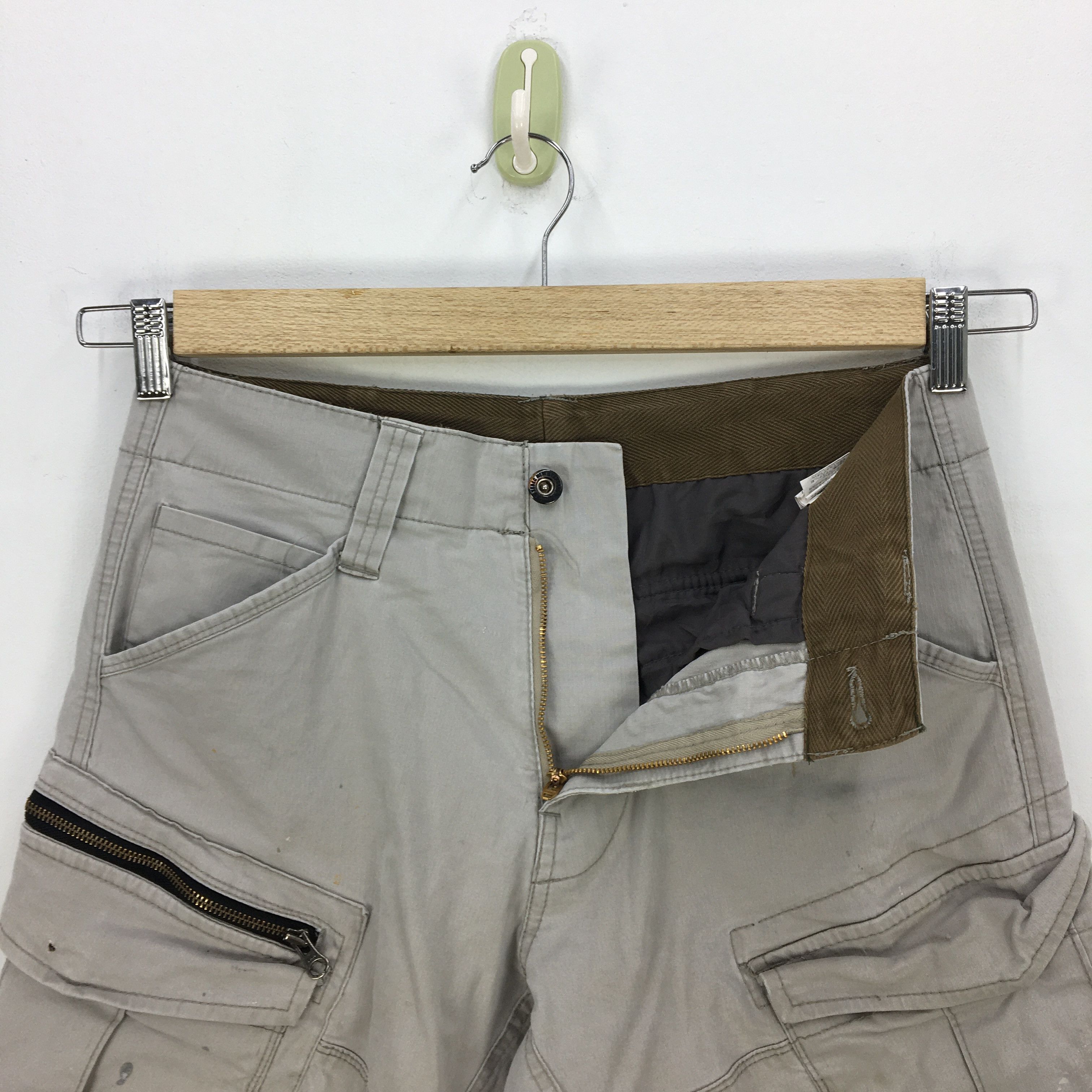 Japanese Brand × Vintage Japanese Cargo Pants Painter Crazy Multi PocketsTrousers Size US 30 / EU 46 - 12 Thumbnail