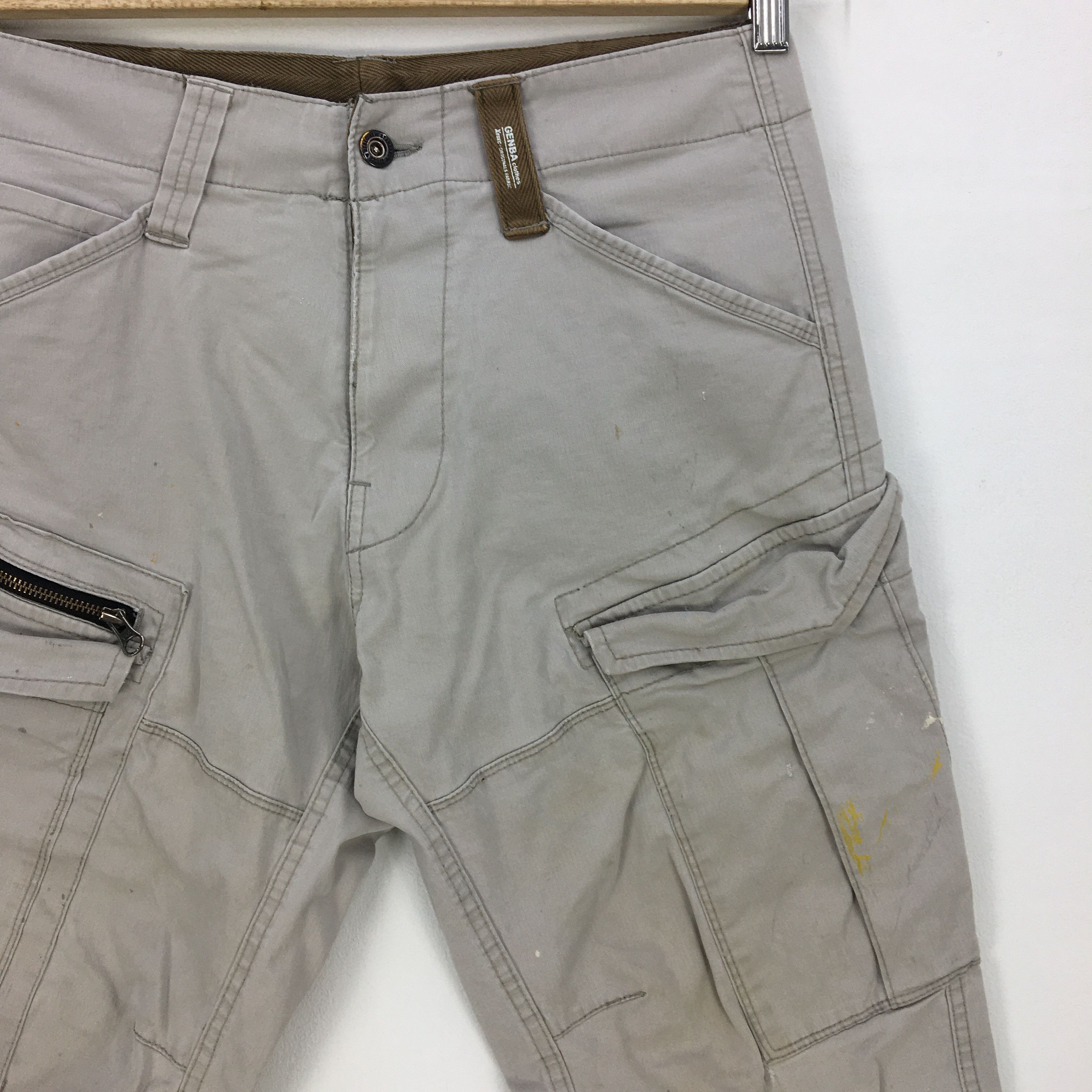 Japanese Brand × Vintage Japanese Cargo Pants Painter Crazy Multi PocketsTrousers Size US 30 / EU 46 - 6 Thumbnail