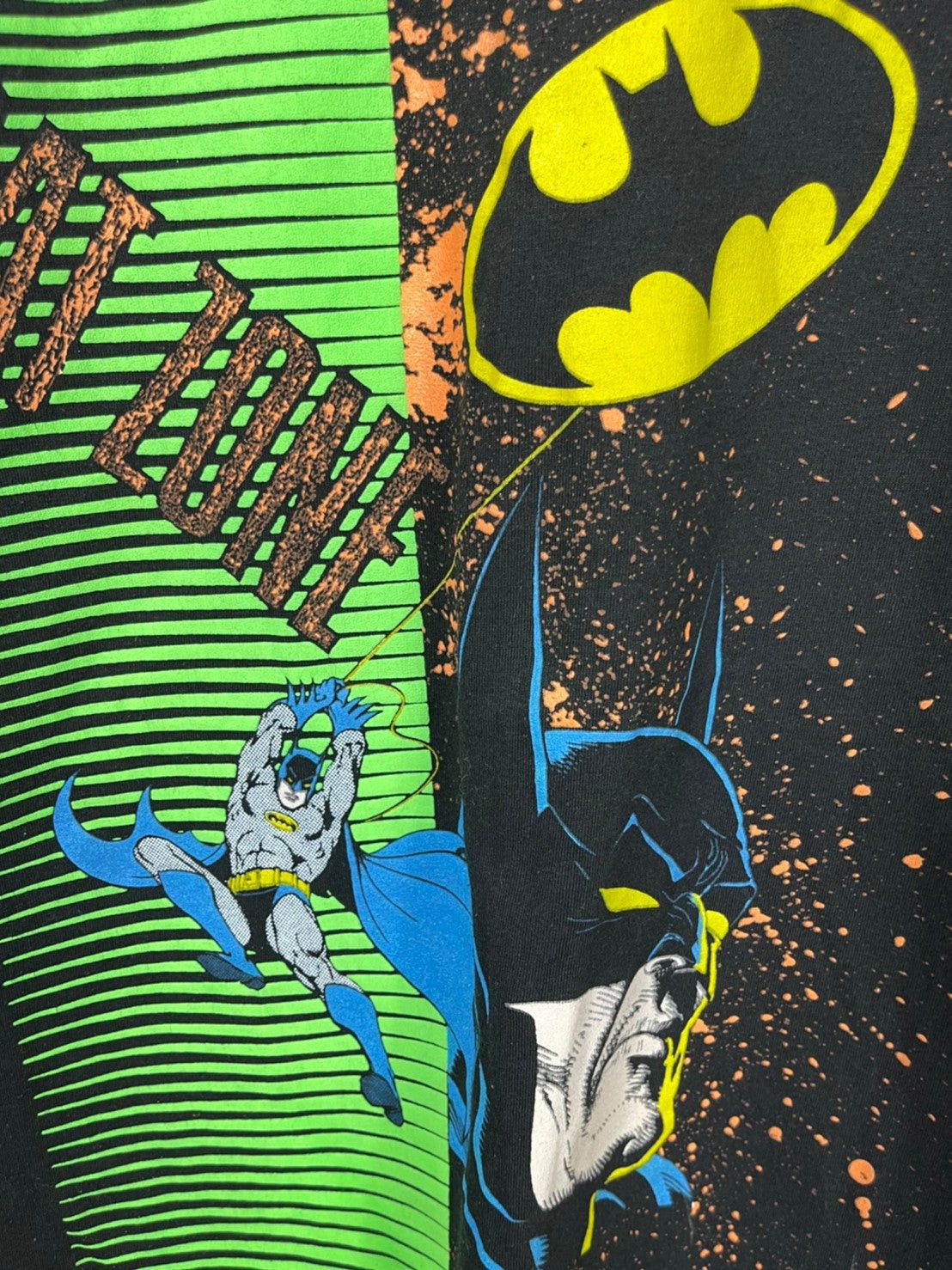 DC Comics × Vintage Vintage 1988 Batman Dc Comic Bat Zone (L) GTMC236 Size US L / EU 52-54 / 3 - 4 Thumbnail