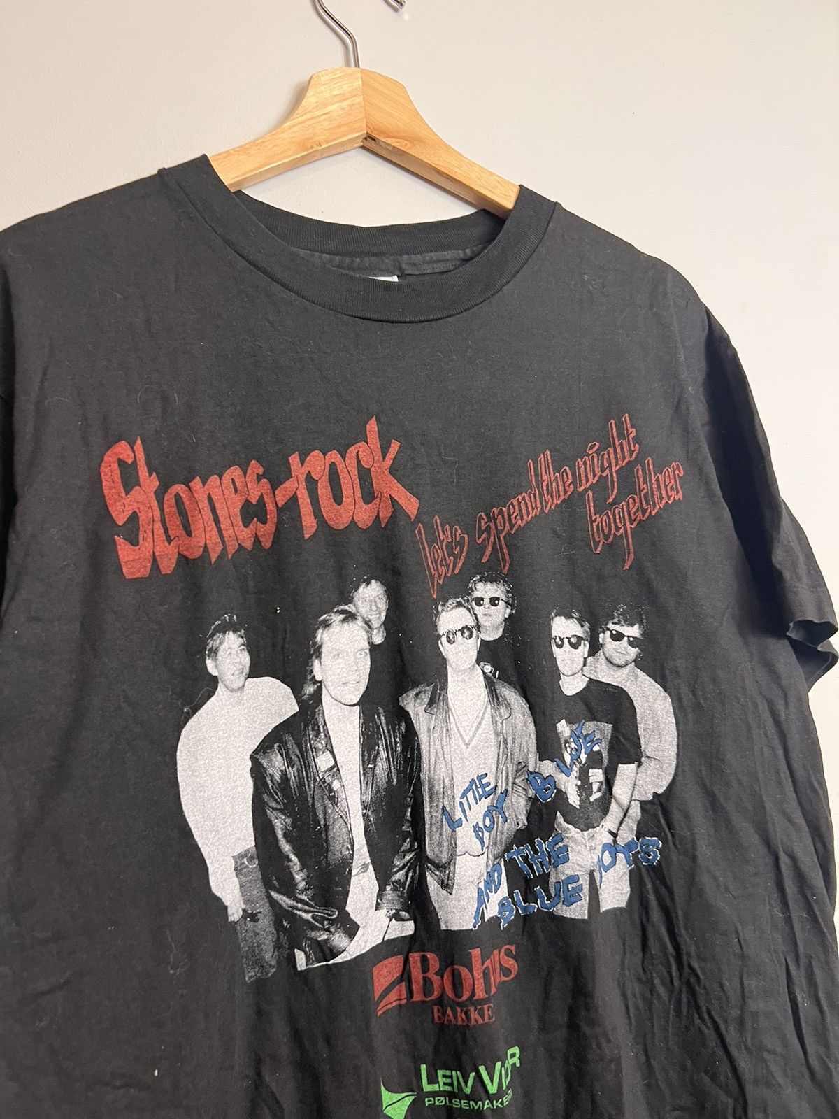Band Tees Vintage 90s The Rolling Stones Rock Tour Band Tee Hype Grail Size US L / EU 52-54 / 3 - 3 Thumbnail