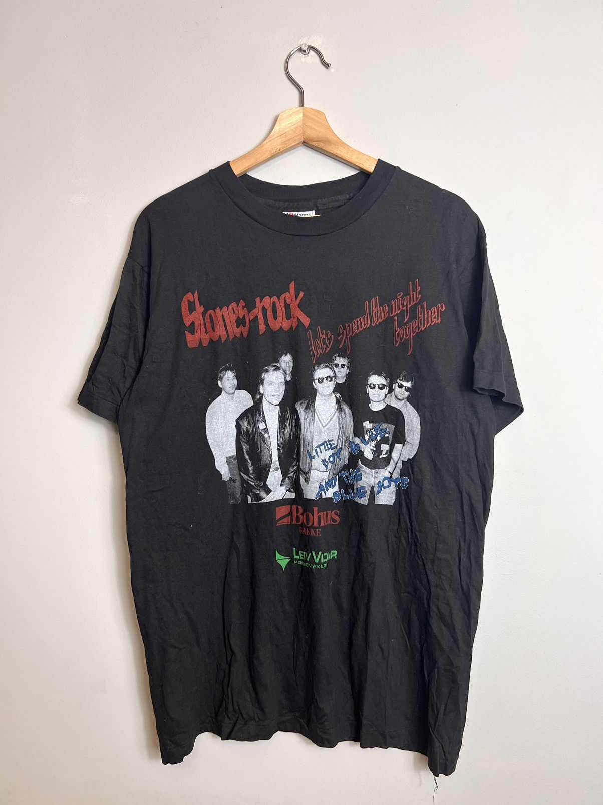 Band Tees Vintage 90s The Rolling Stones Rock Tour Band Tee Hype Grail Size US L / EU 52-54 / 3 - 1 Thumbnail